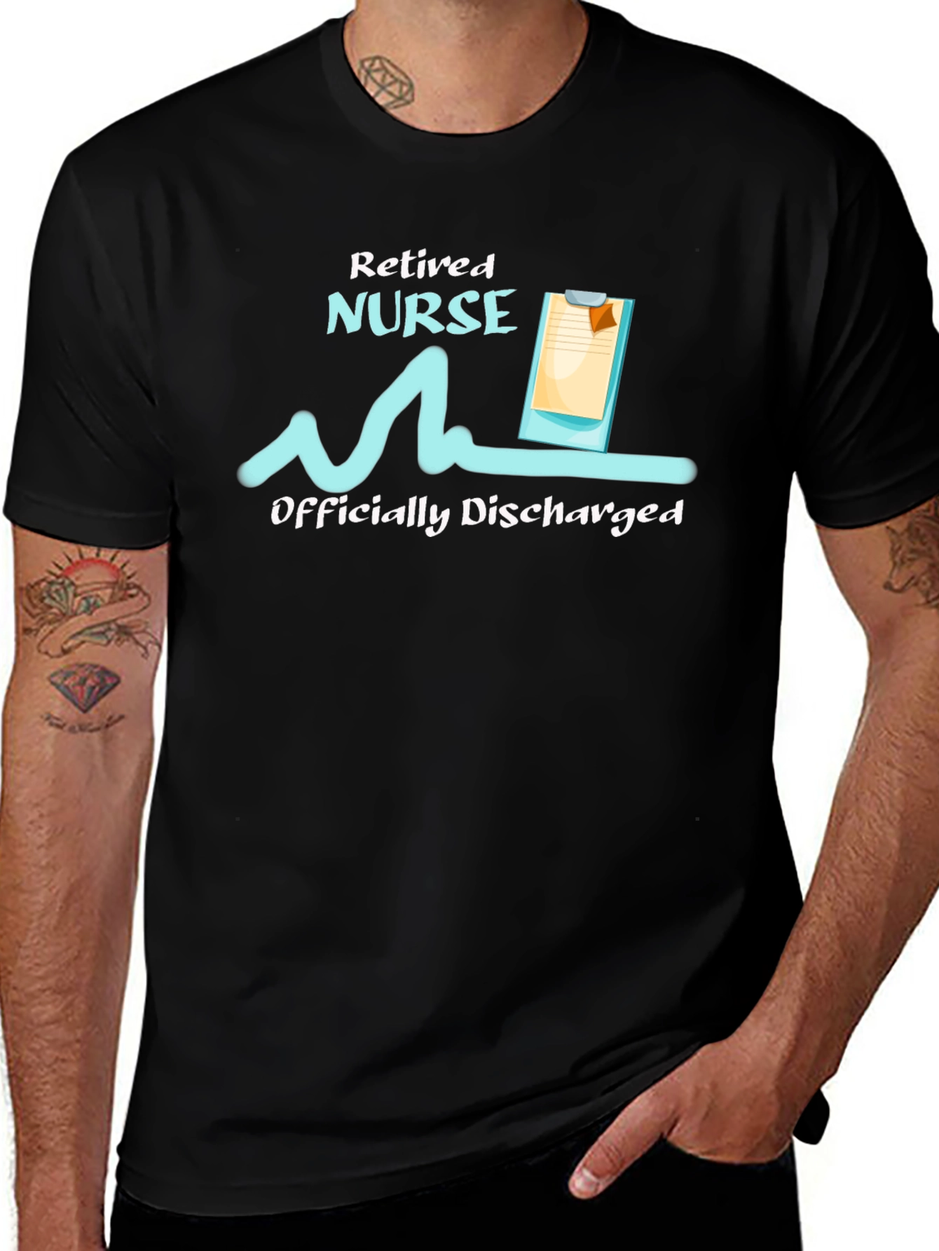 Retired Nurse T-Shirt - Officially Discharged!