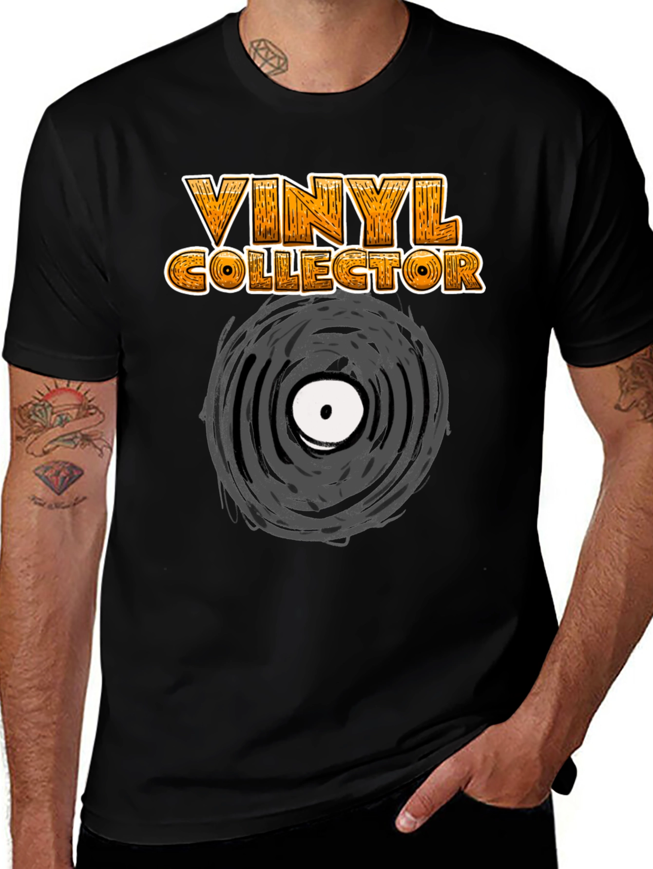 Variant 26 of Vinyl Collector Graphic T-Shirt - Music Lover Tee