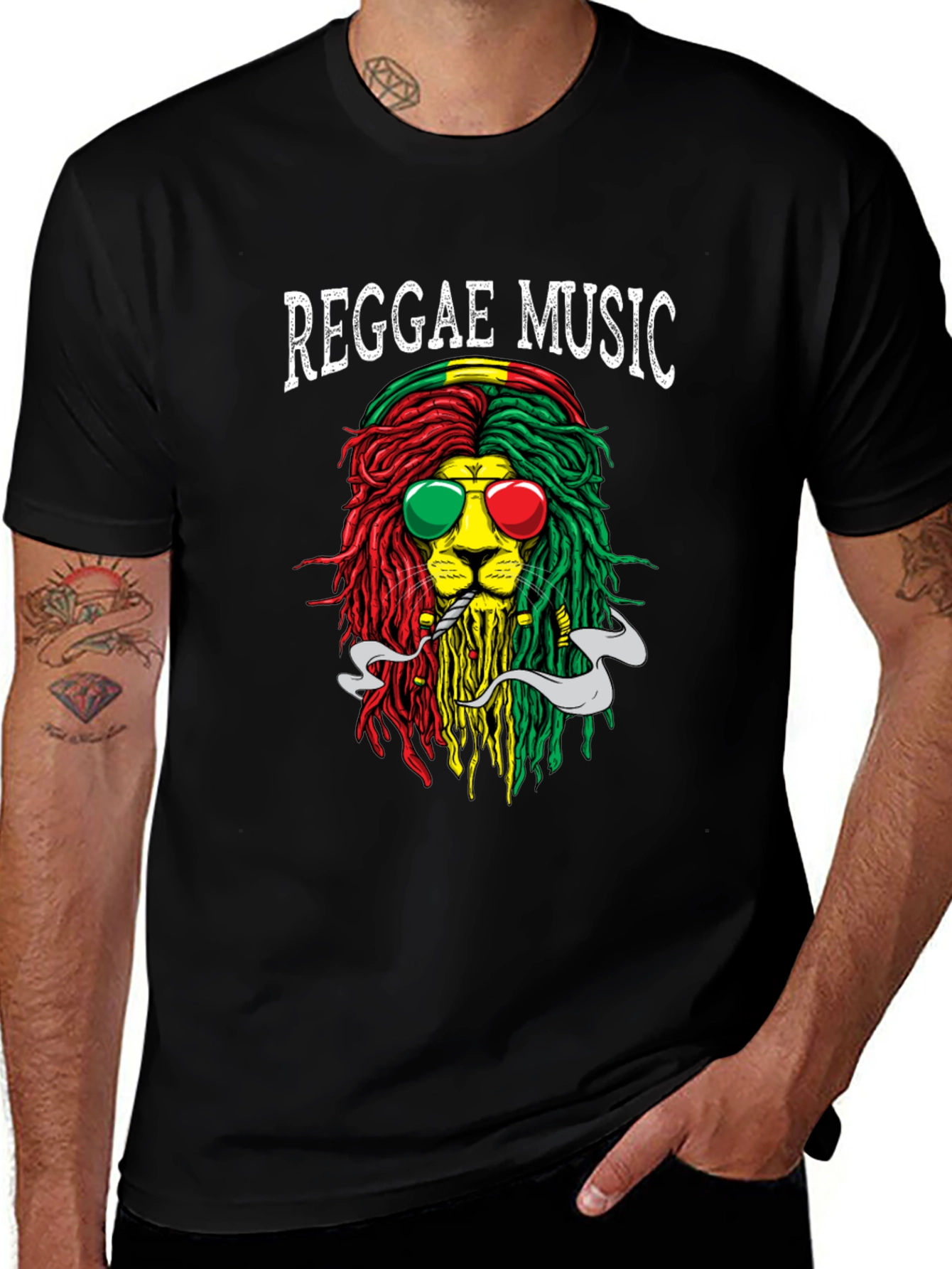Variant 22 of Reggae Lion T-Shirt