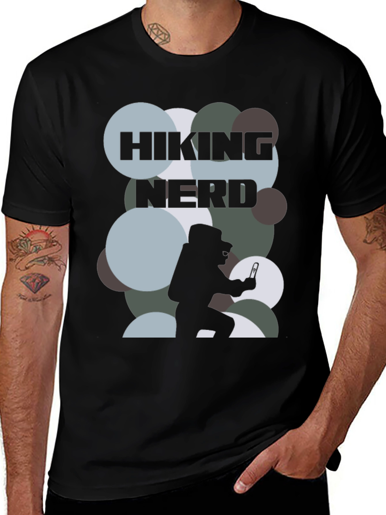 Variant 17 of Hiking Nerd T-Shirt - Outdoor Adventure Apparel