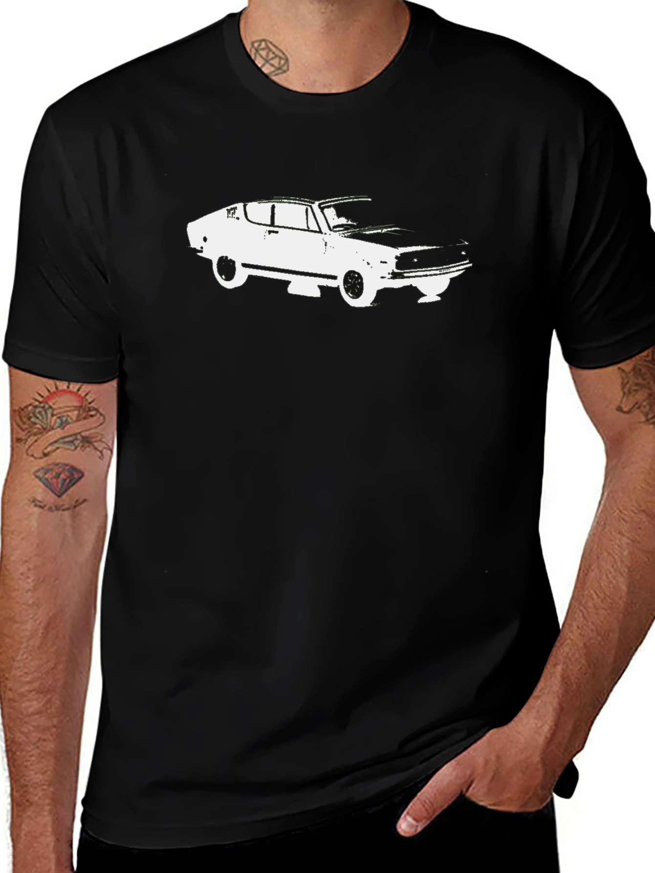 Variant 20 of Classic Car Graphic T-Shirt - Retro Style Tee