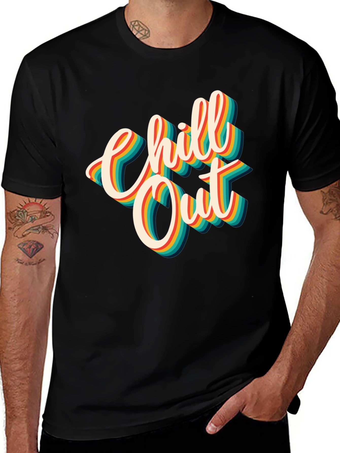 Variant 30 of Chill Out Retro T-Shirt - Comfort & Style