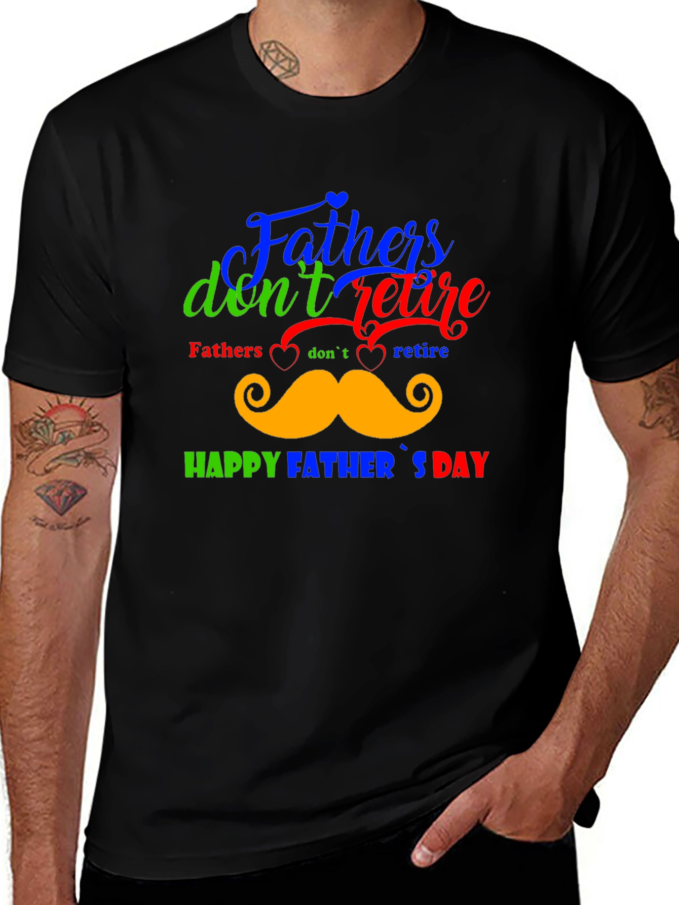 Fathers Don't Retire T-Shirt - Happy Father's Day Tee