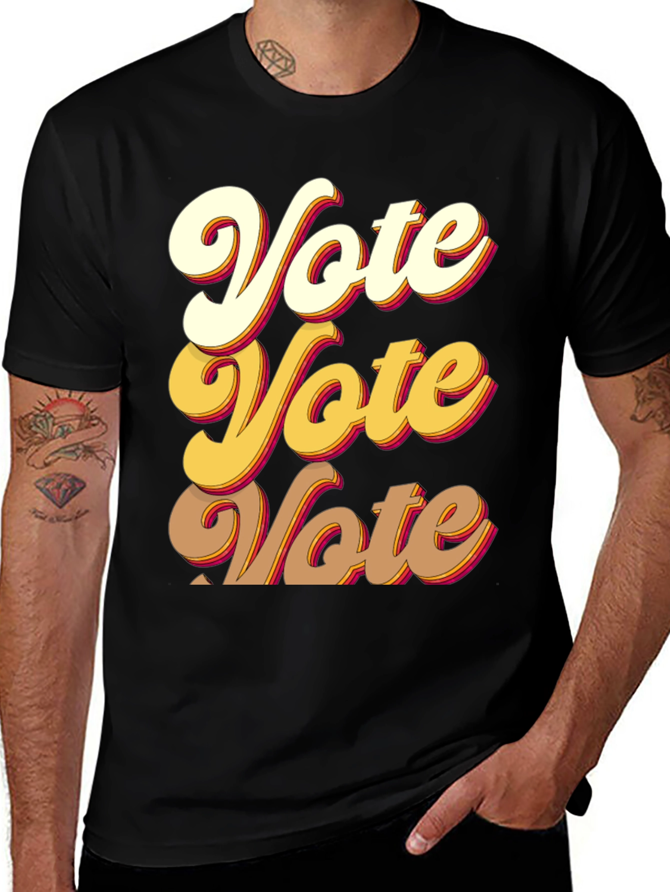 Vote Retro Graphic T-Shirt - Election Day Style