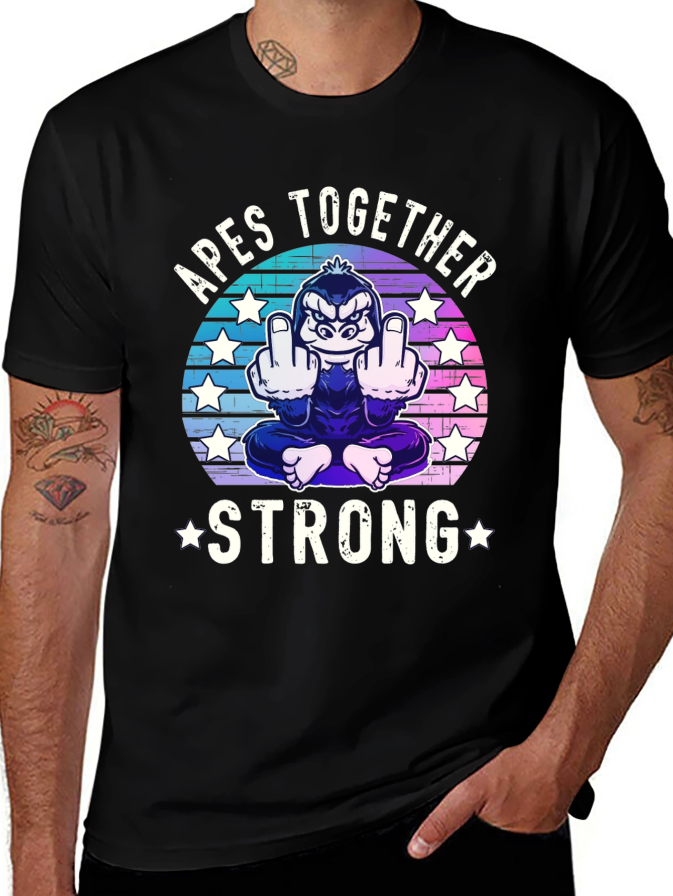 Variant 27 of Apes Together Strong Graphic Tee