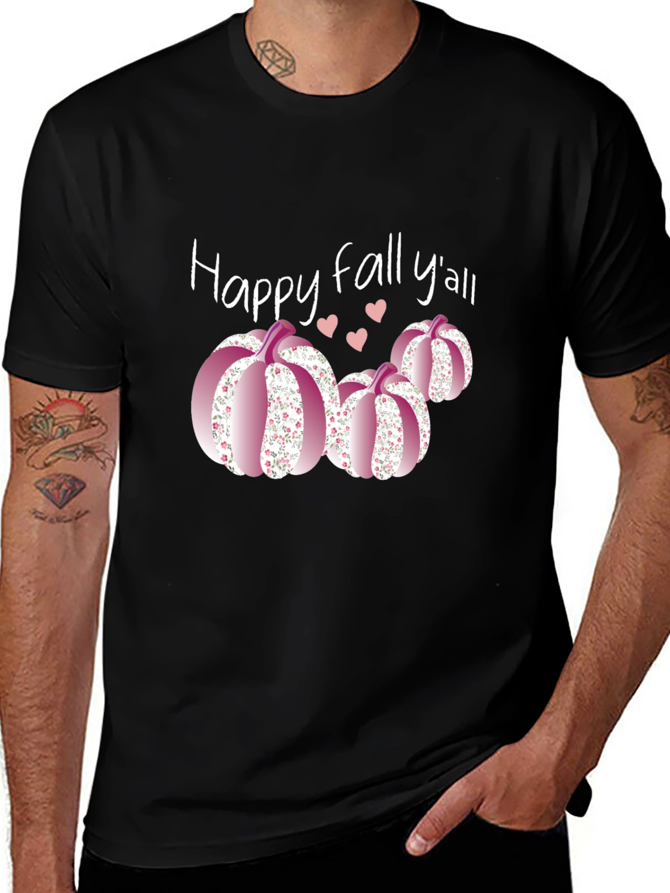 Variant 13 of Happy Fall Y'all Pumpkin T-Shirt