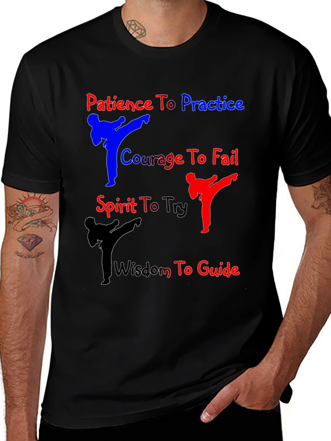 Variant 27 of Martial Arts Motivation T-Shirt
