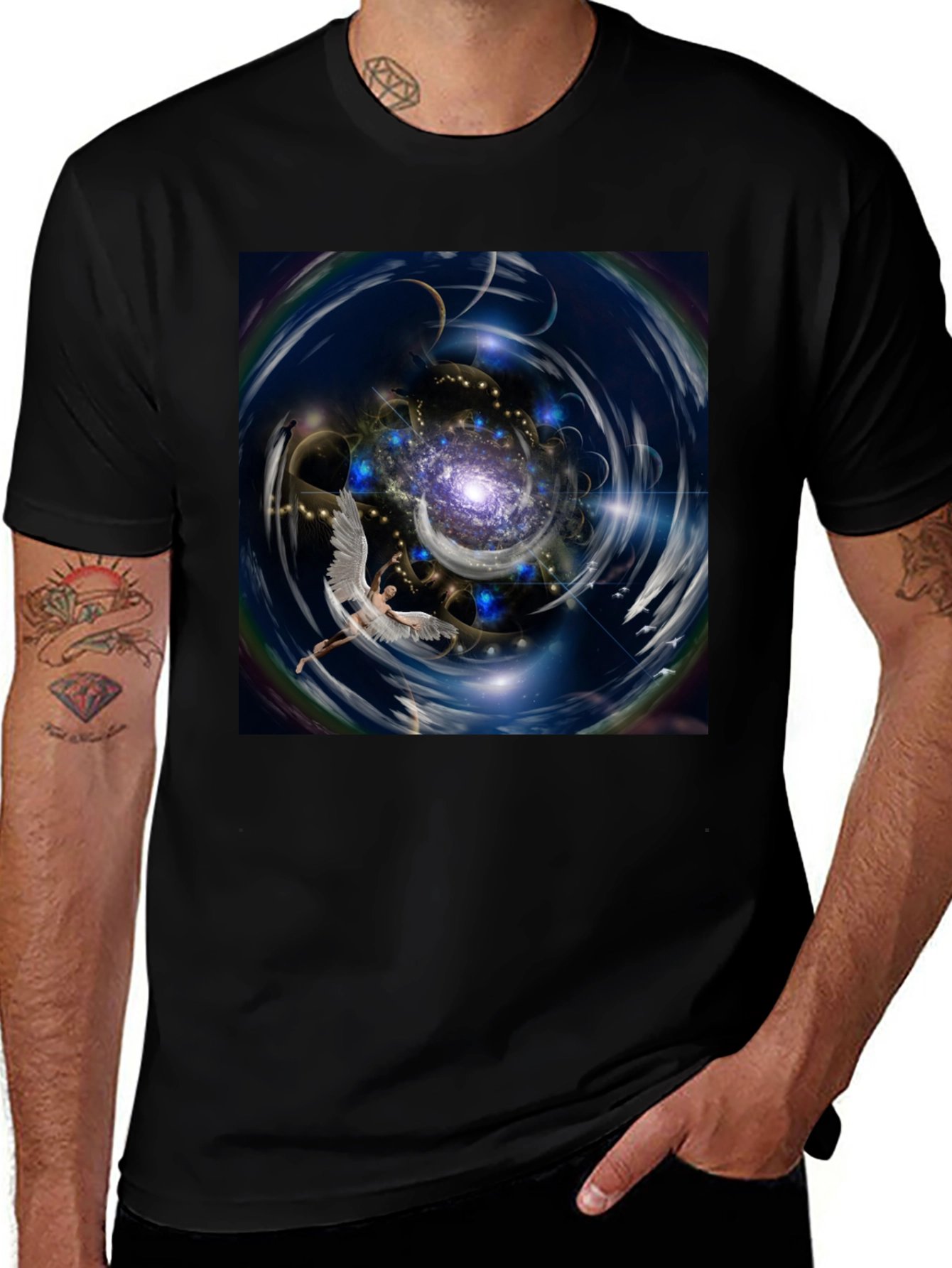 Variant 24 of Cosmic Angel Graphic T-Shirt