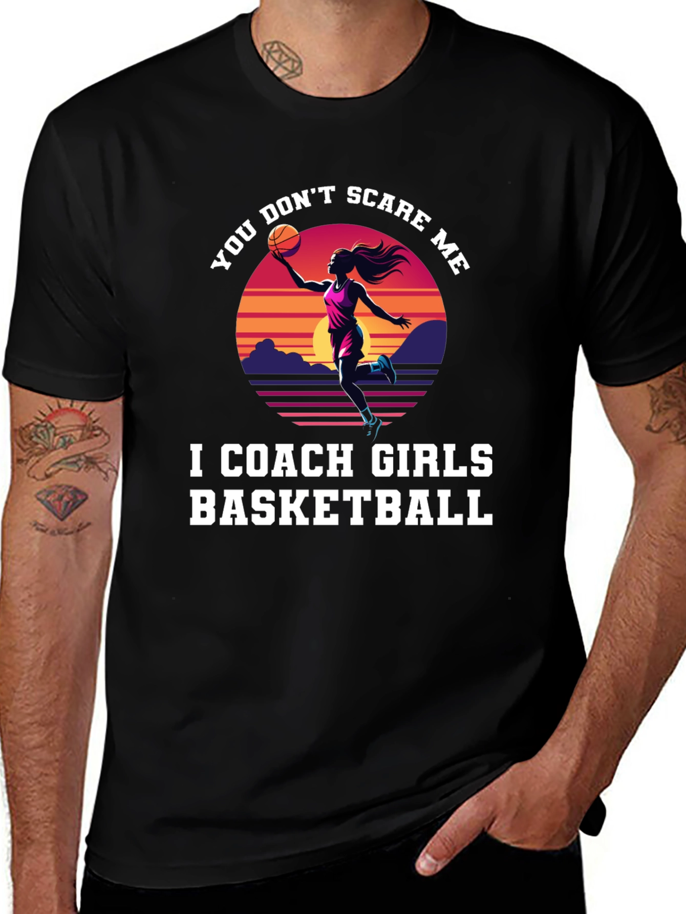 Variant 4 of Basketball Coach Graphic Tee