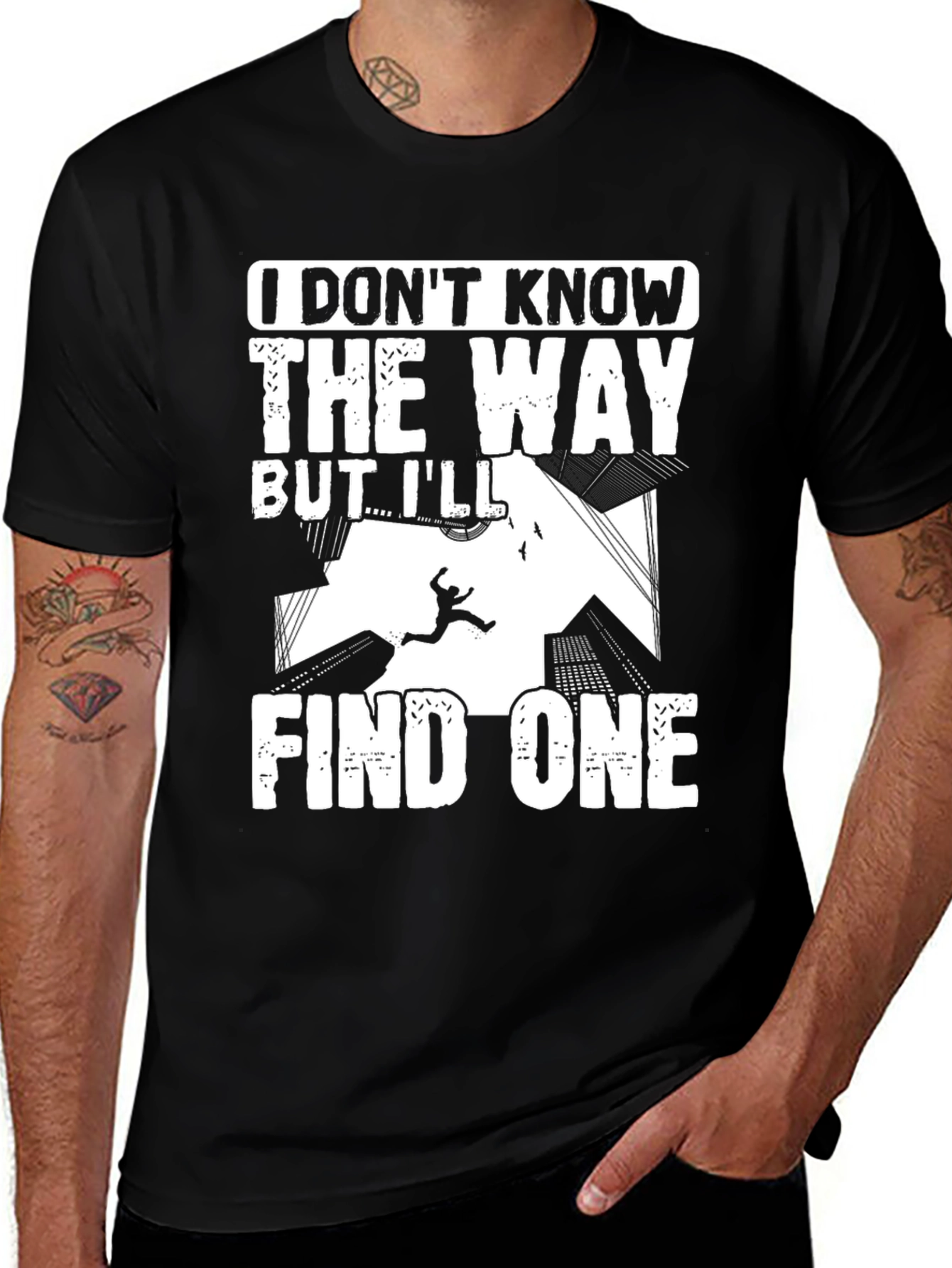 Variant 4 of I Don't Know the Way T-Shirt