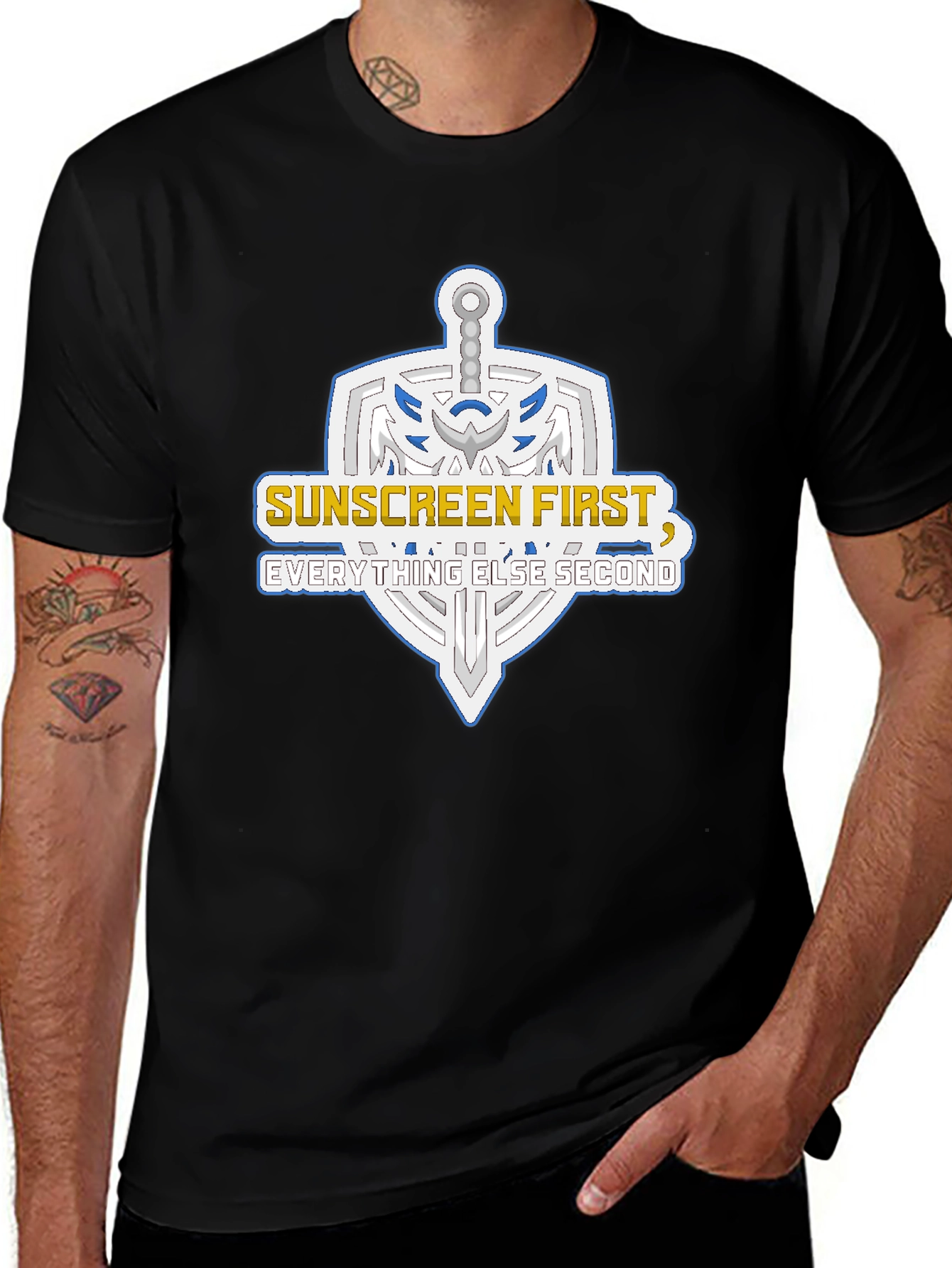 Sunscreen First Graphic T-Shirt