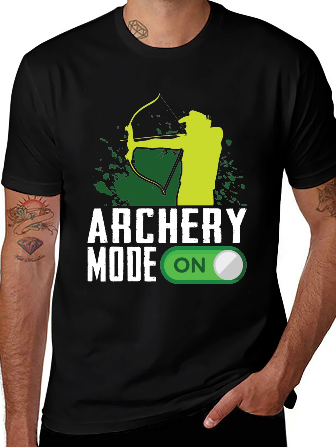 Variant 26 of Archery Mode On T-Shirt Archer Hunter Gift Tee