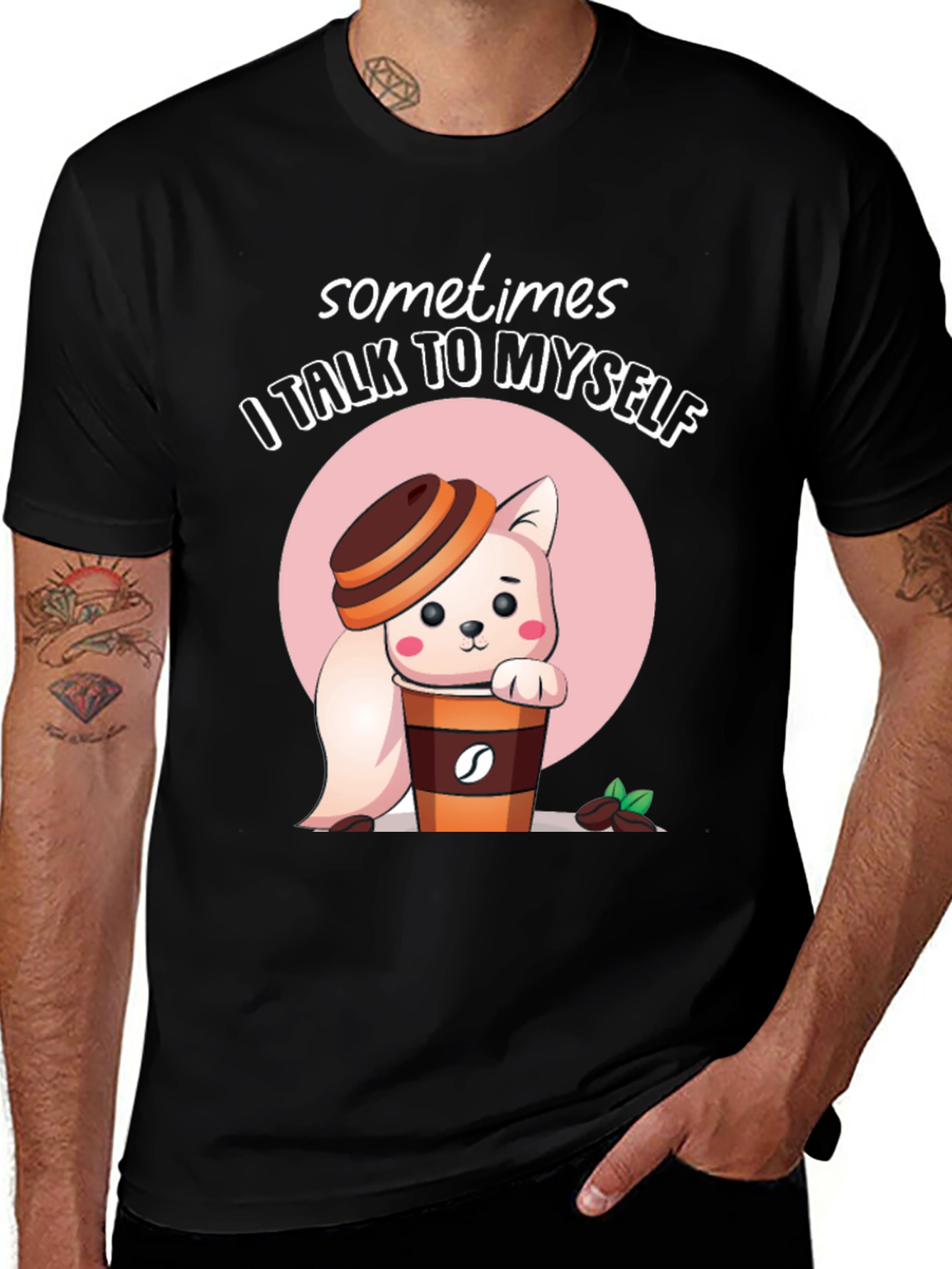 Variant 7 of Sometimes I Talk to Myself T-Shirt
