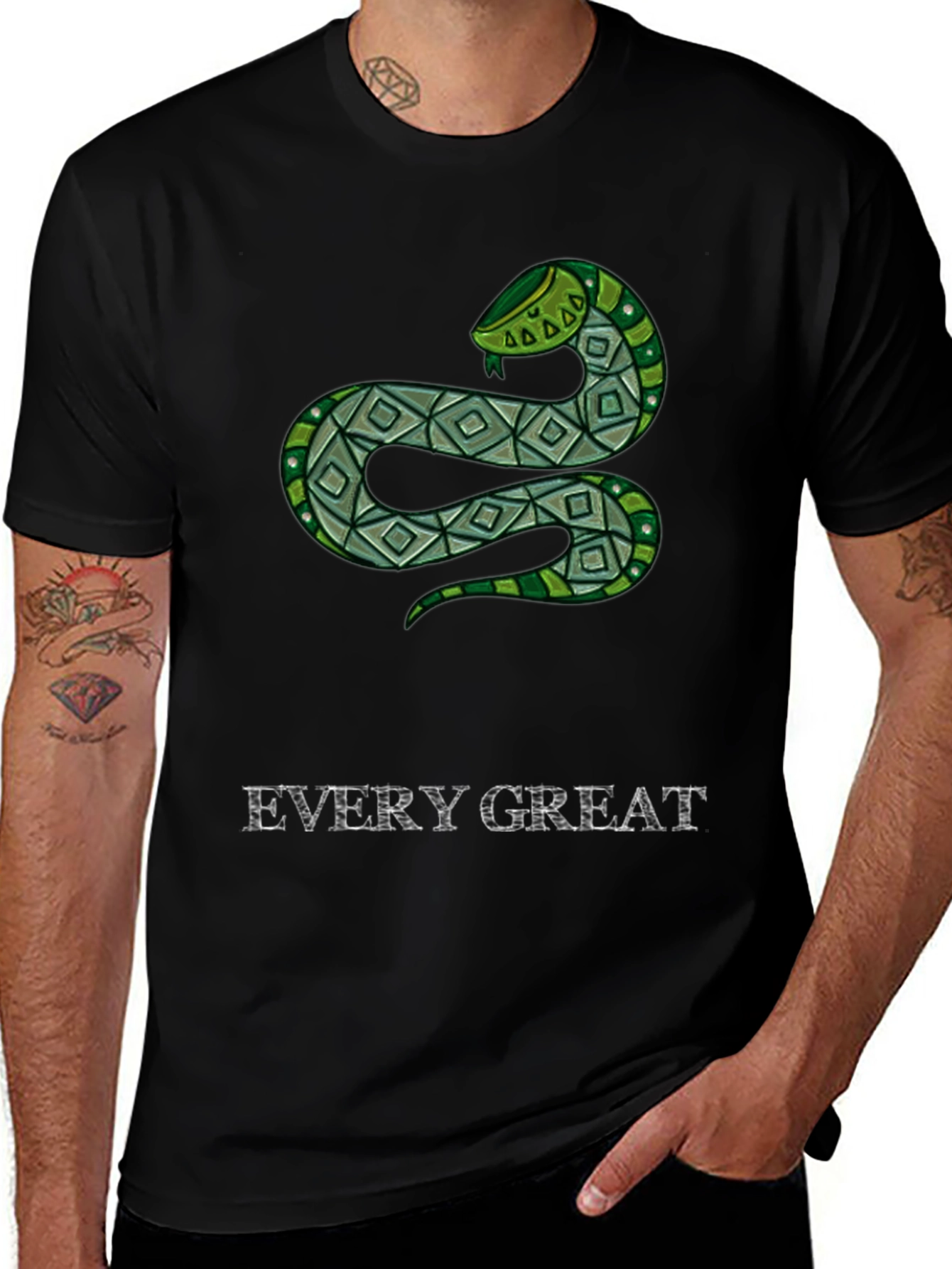 Variant 4 of Snake Pattern T-Shirt - Every Great