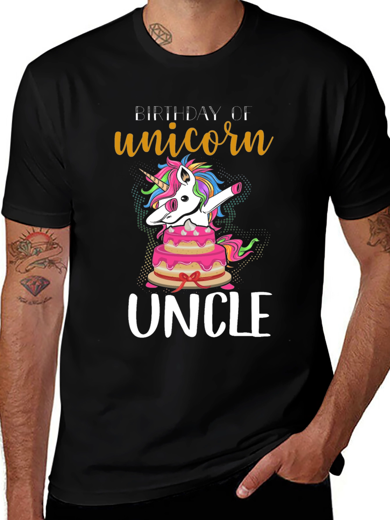 Variant 6 of Unicorn Uncle Birthday T-Shirt