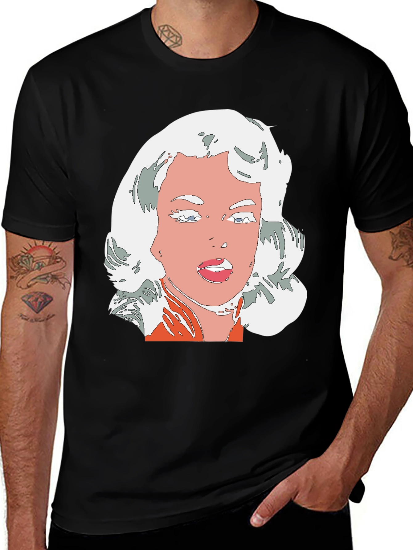 Pop Art Marilyn Monroe Graphic Tee