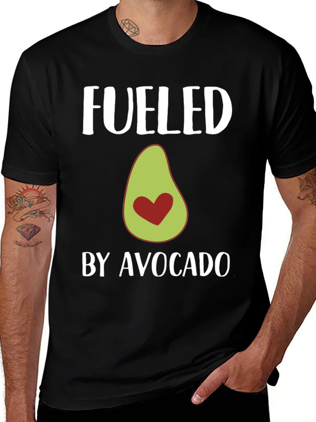 Variant 20 of Fueled By Avocado T-Shirt - Trendy & Comfortable