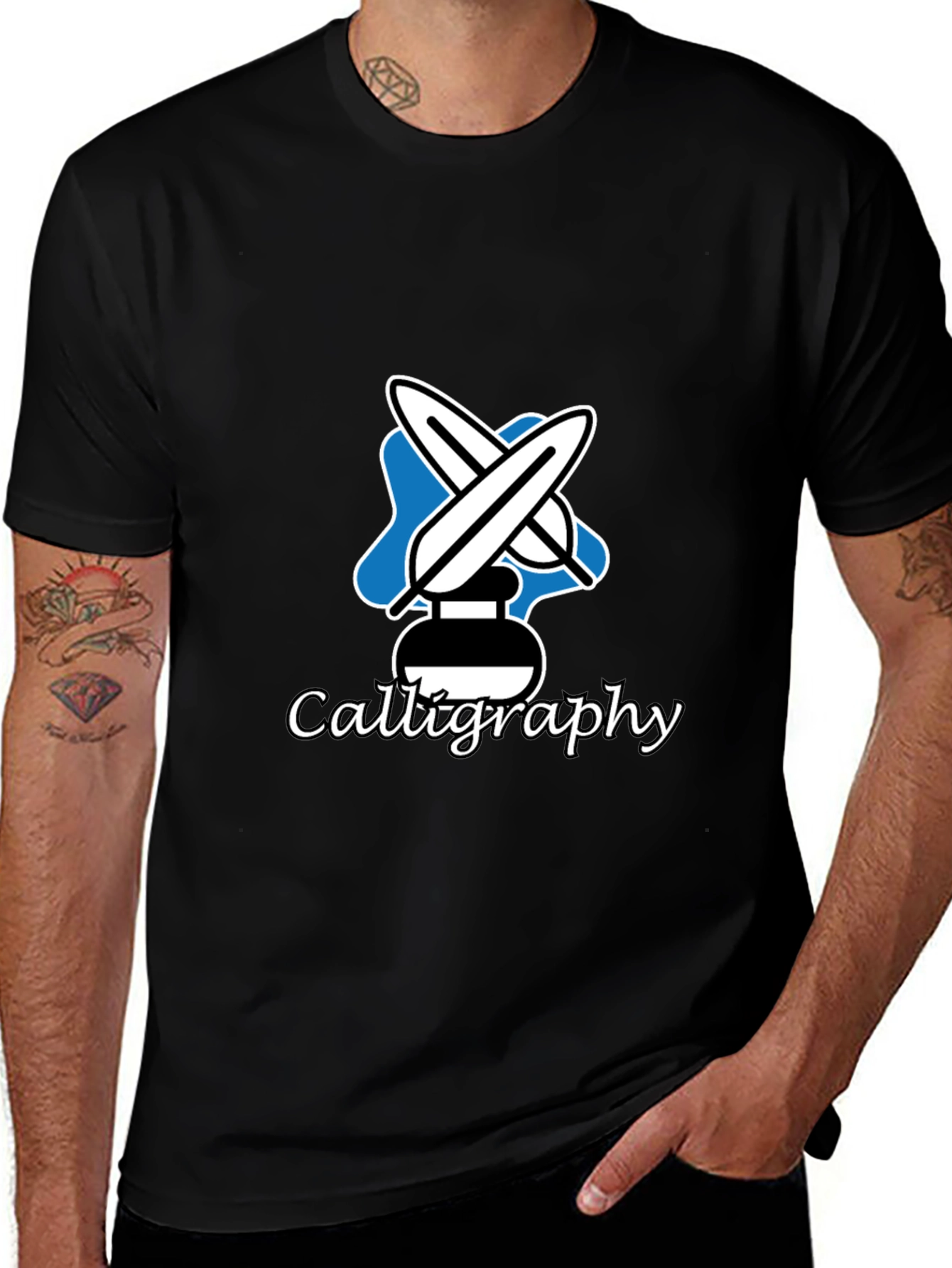Variant 13 of Stylish Black Calligraphy T-Shirt