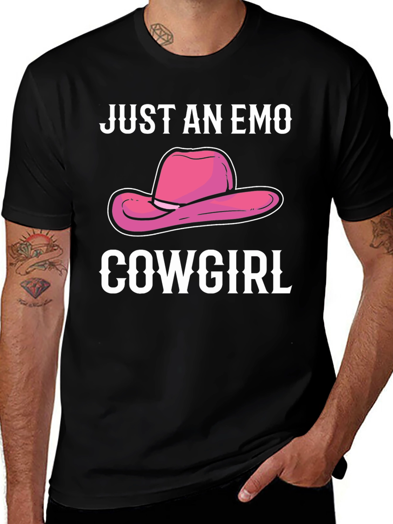 Variant 10 of Just an Emo Cowgirl Graphic T-Shirt