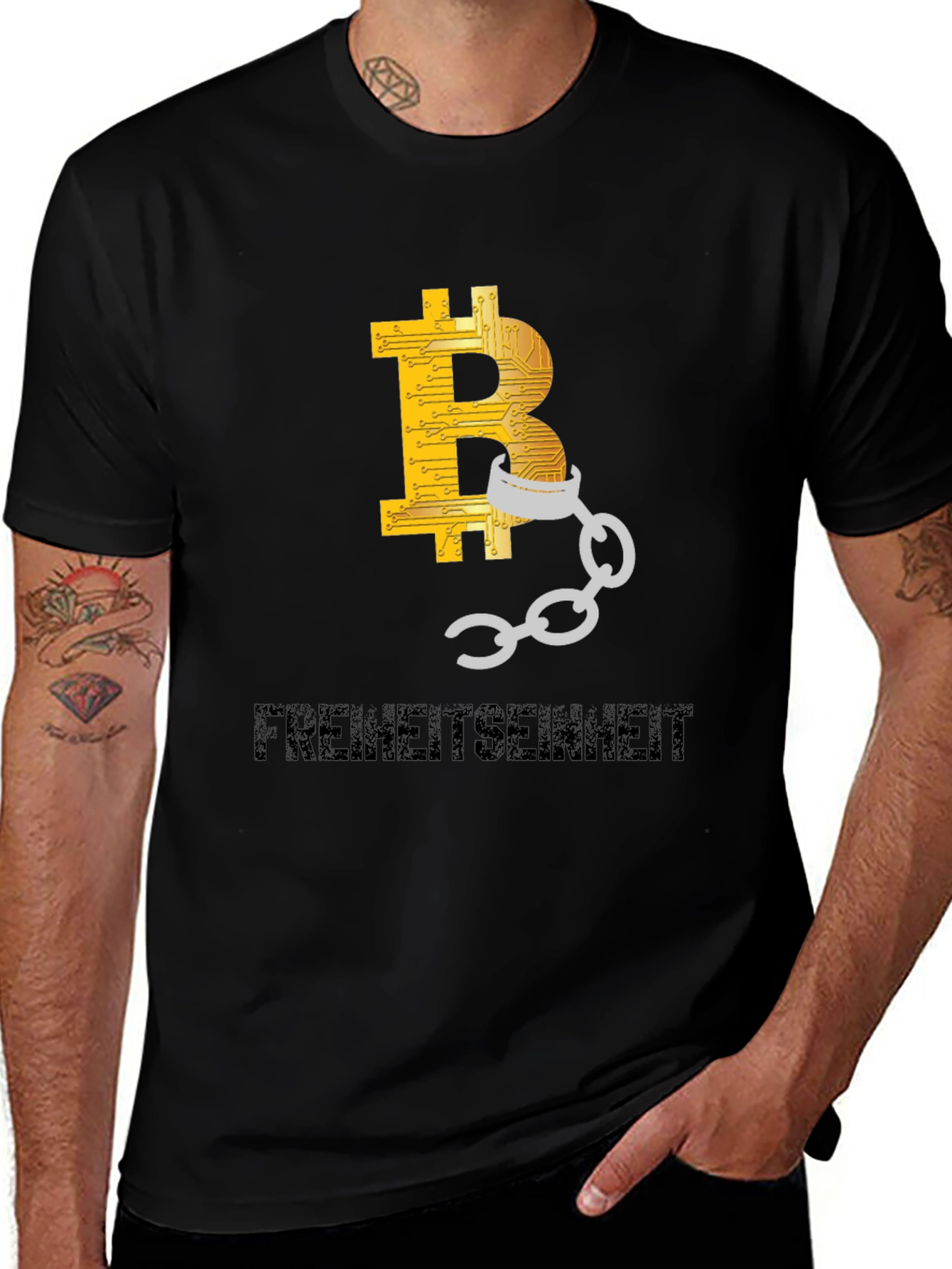 Bitcoin Freedom T-Shirt - Crypto Currency Tee