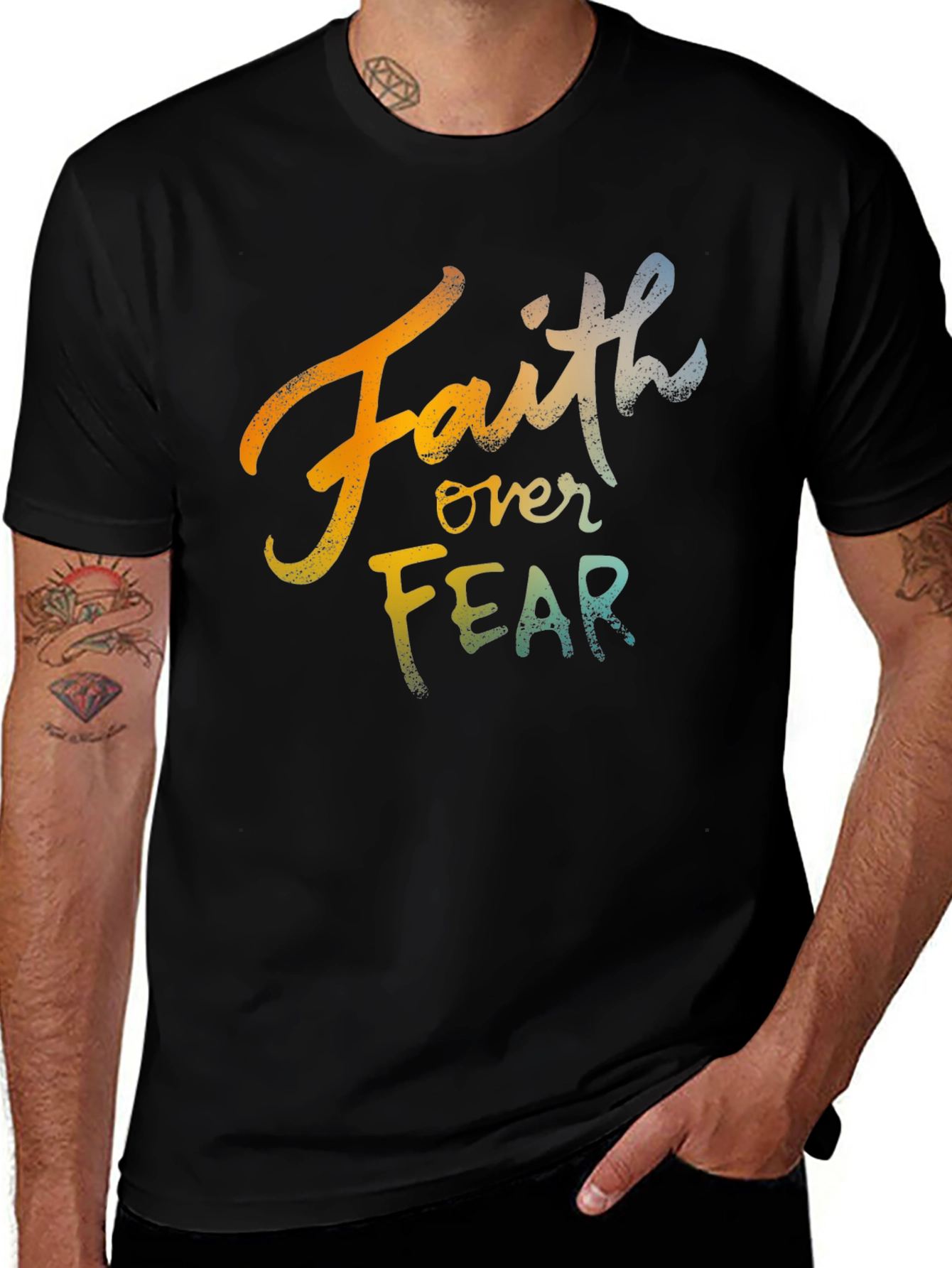 Variant 3 of Faith Over Fear Graphic T-Shirt