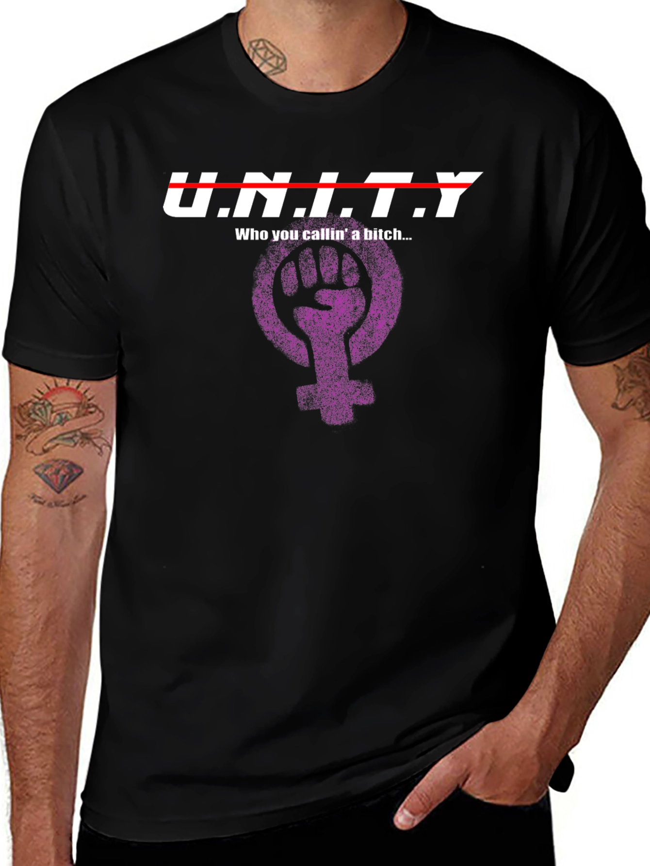 Variant 29 of U.N.I.T.Y. Feminist Fist T-Shirt