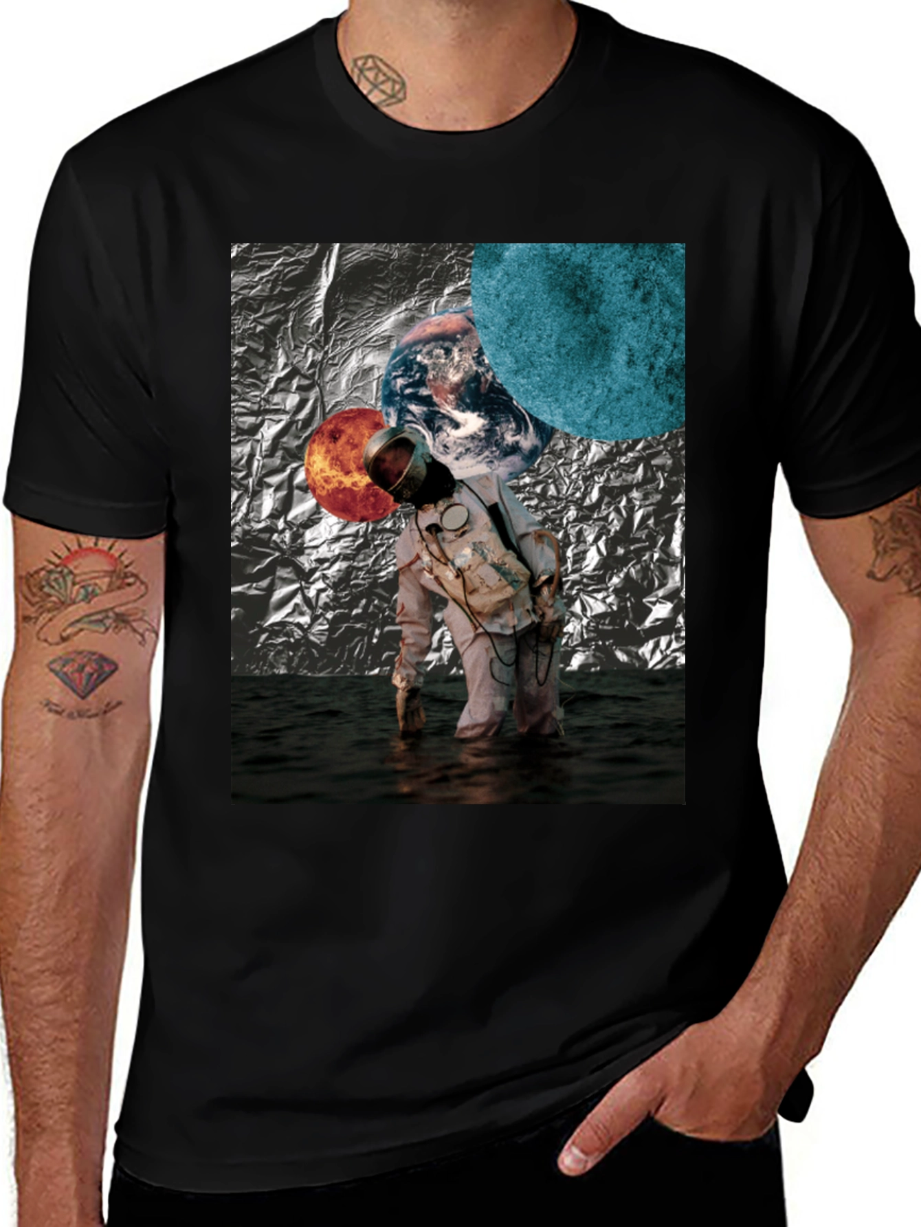 Variant 13 of Astronaut Space T-Shirt