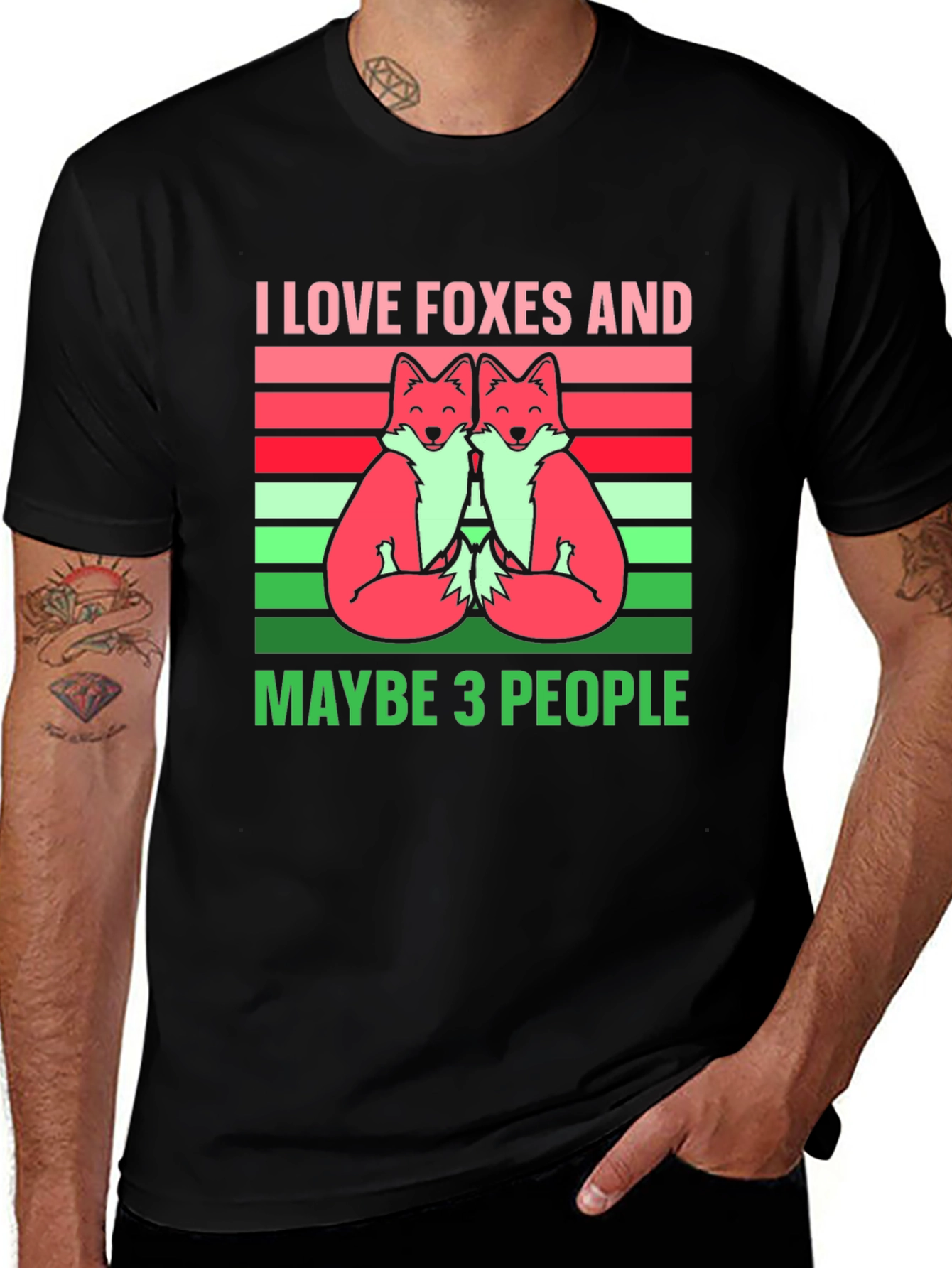 Variant 10 of I Love Foxes T-Shirt - Fox Lover Gift