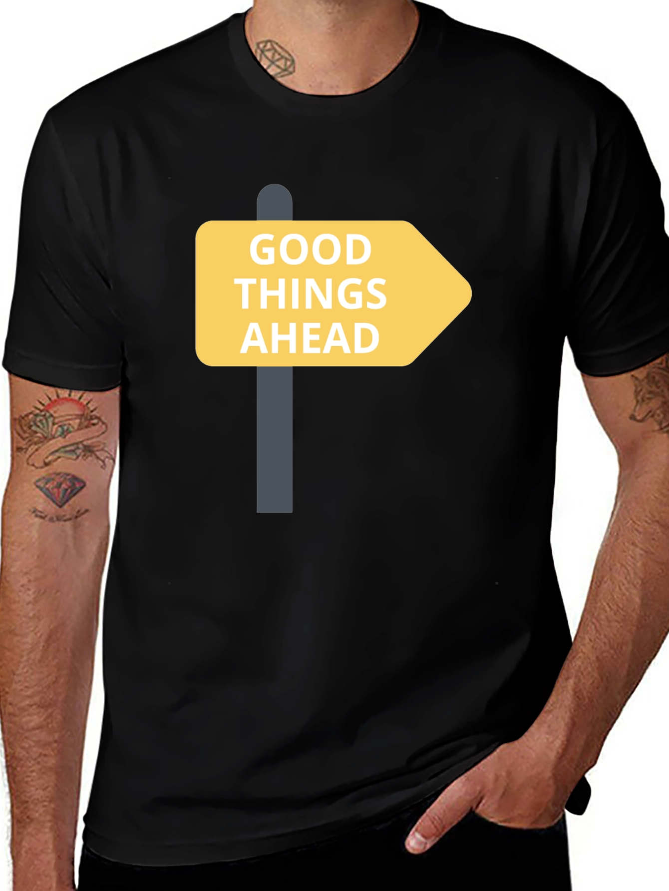 Variant 13 of Good Things Ahead T-Shirt - Motivational Tee