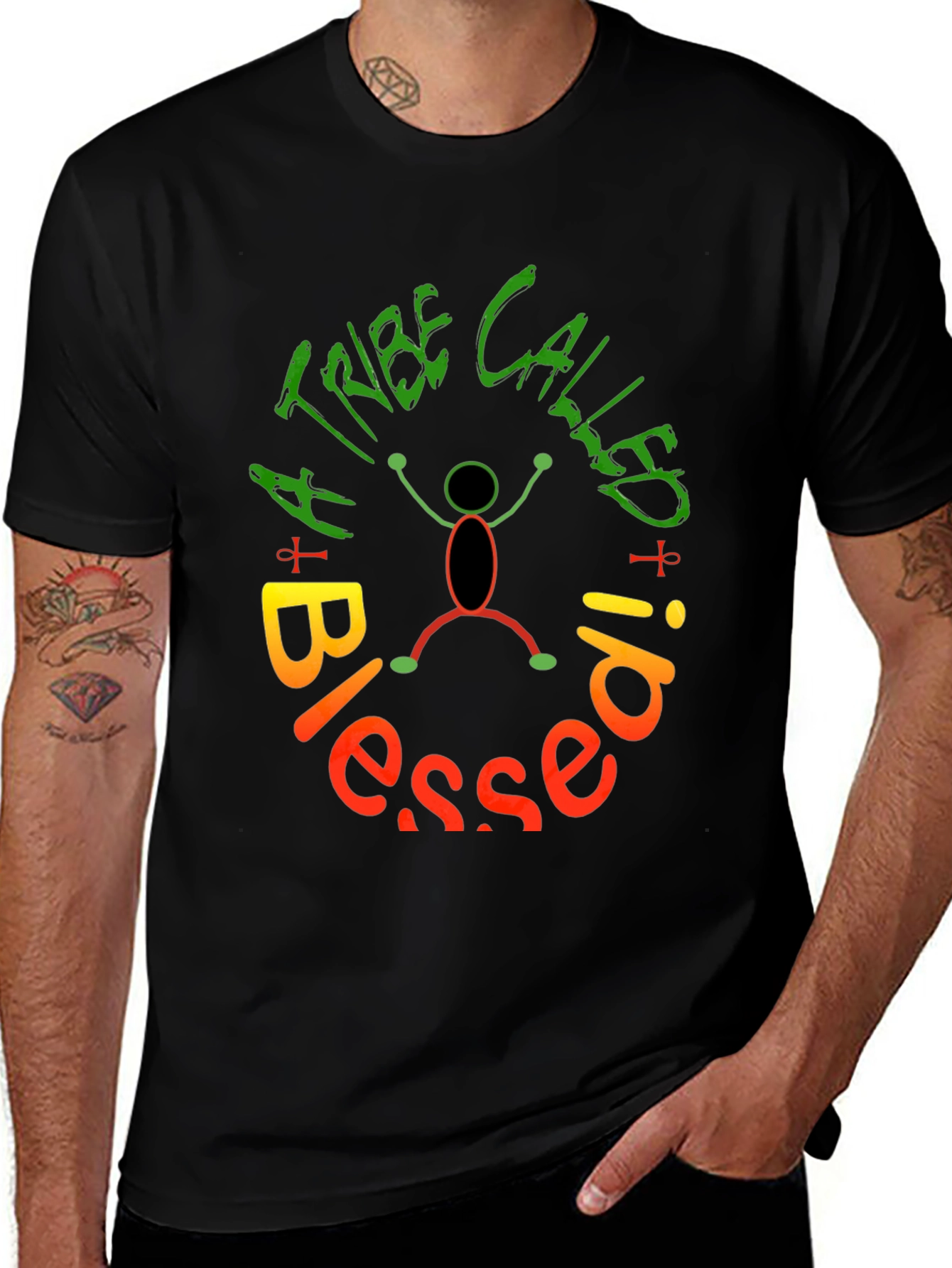 Variant 16 of A Tribe Called Blessed Graphic Tee