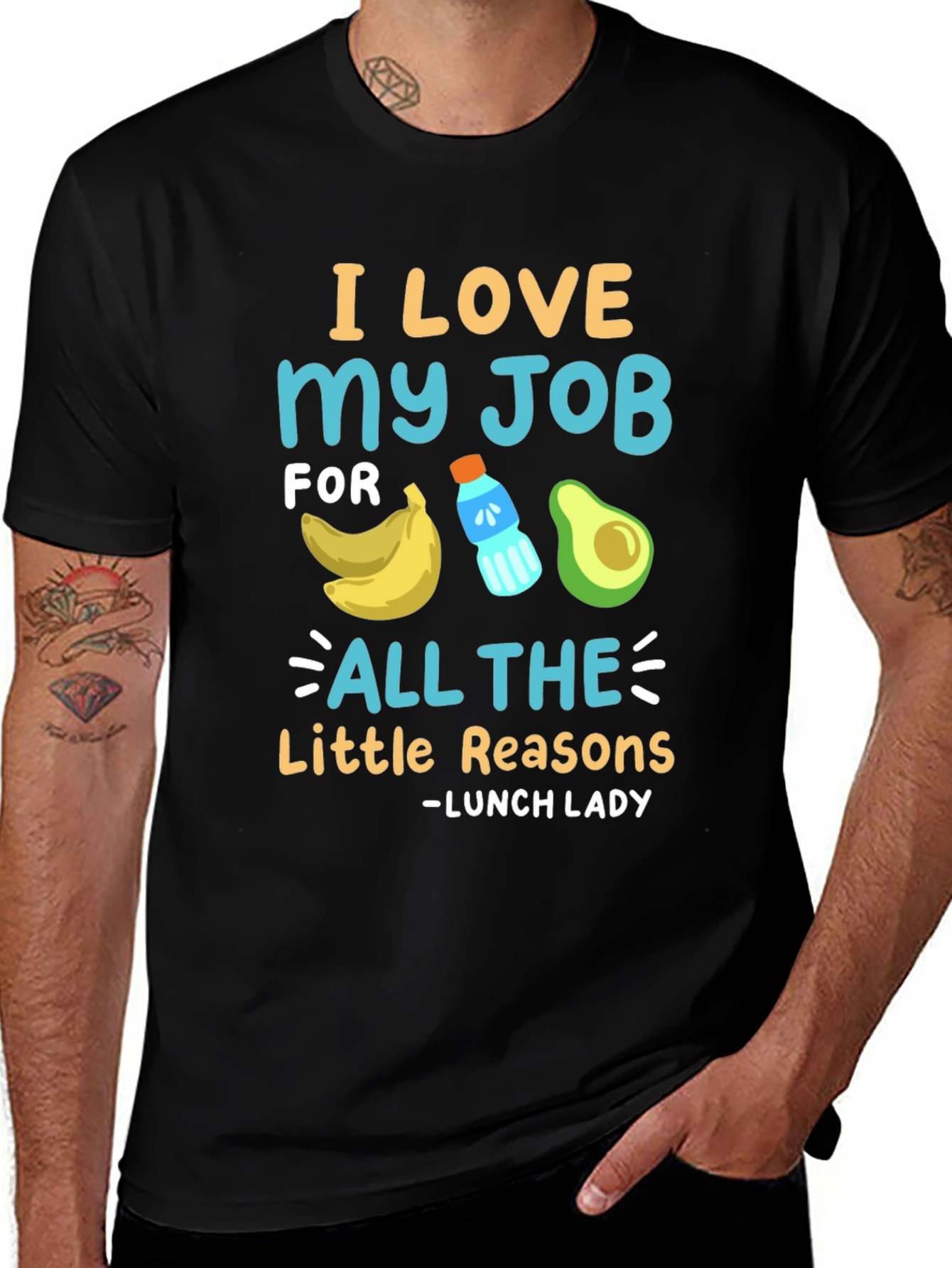 Variant 22 of I Love My Job Lunch Lady T-Shirt