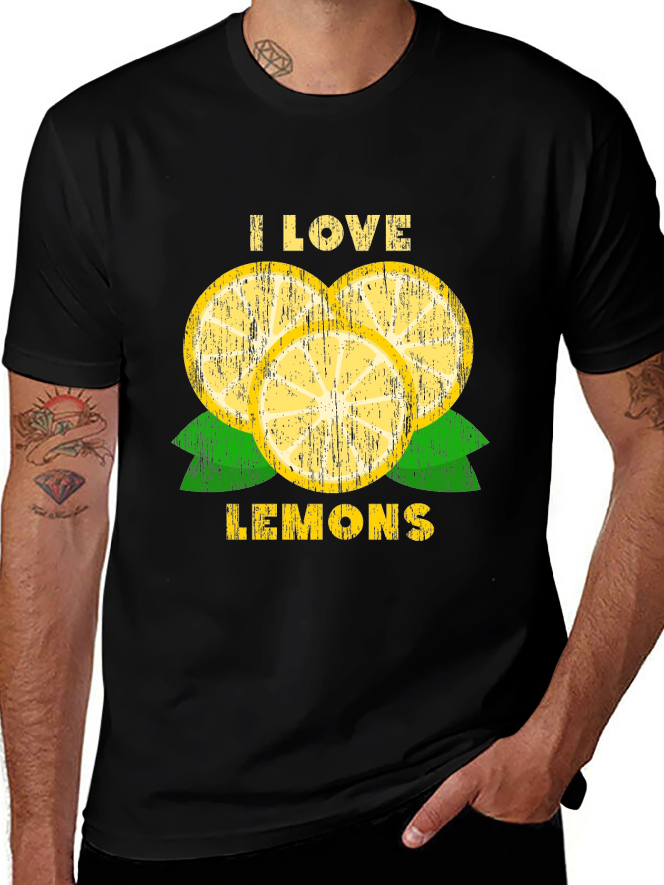 Variant 11 of I Love Lemons Graphic Tee