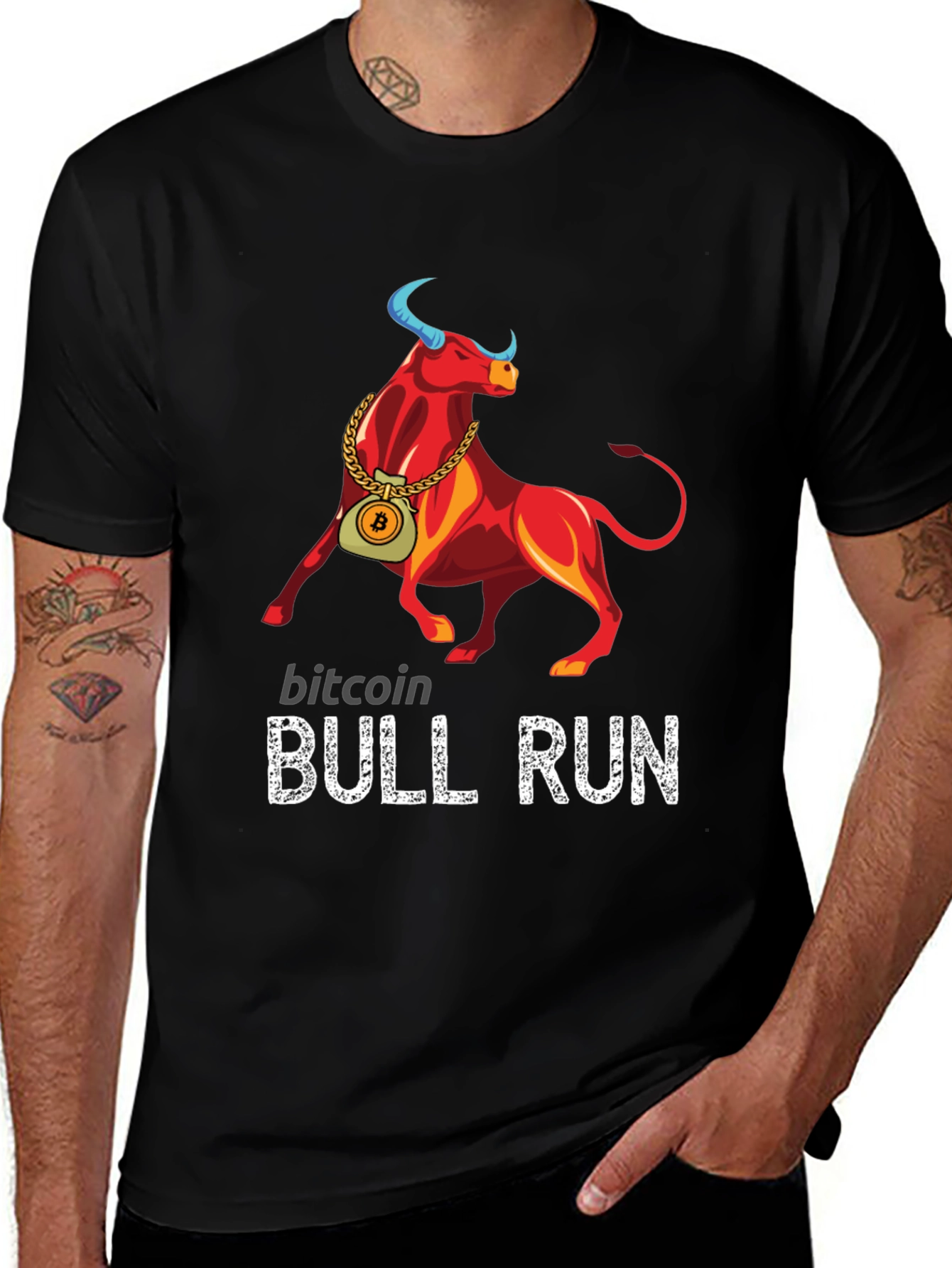 Bitcoin Bull Run Graphic T-Shirt