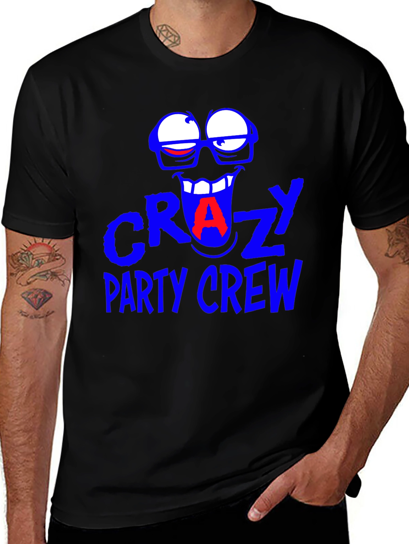 Variant 25 of Crazy Party Crew Graphic Tee