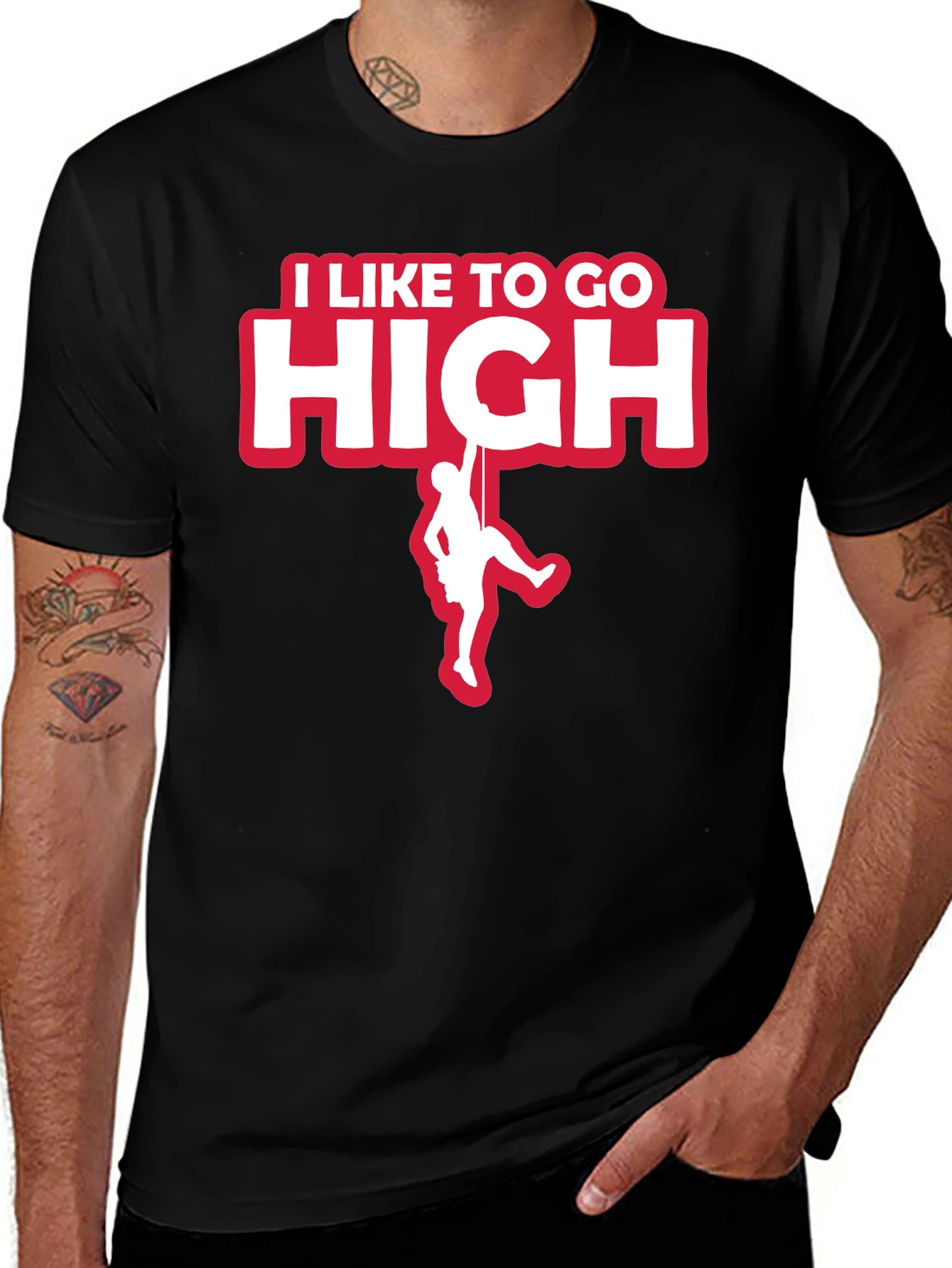 I Like to Go High Climbing T-Shirt