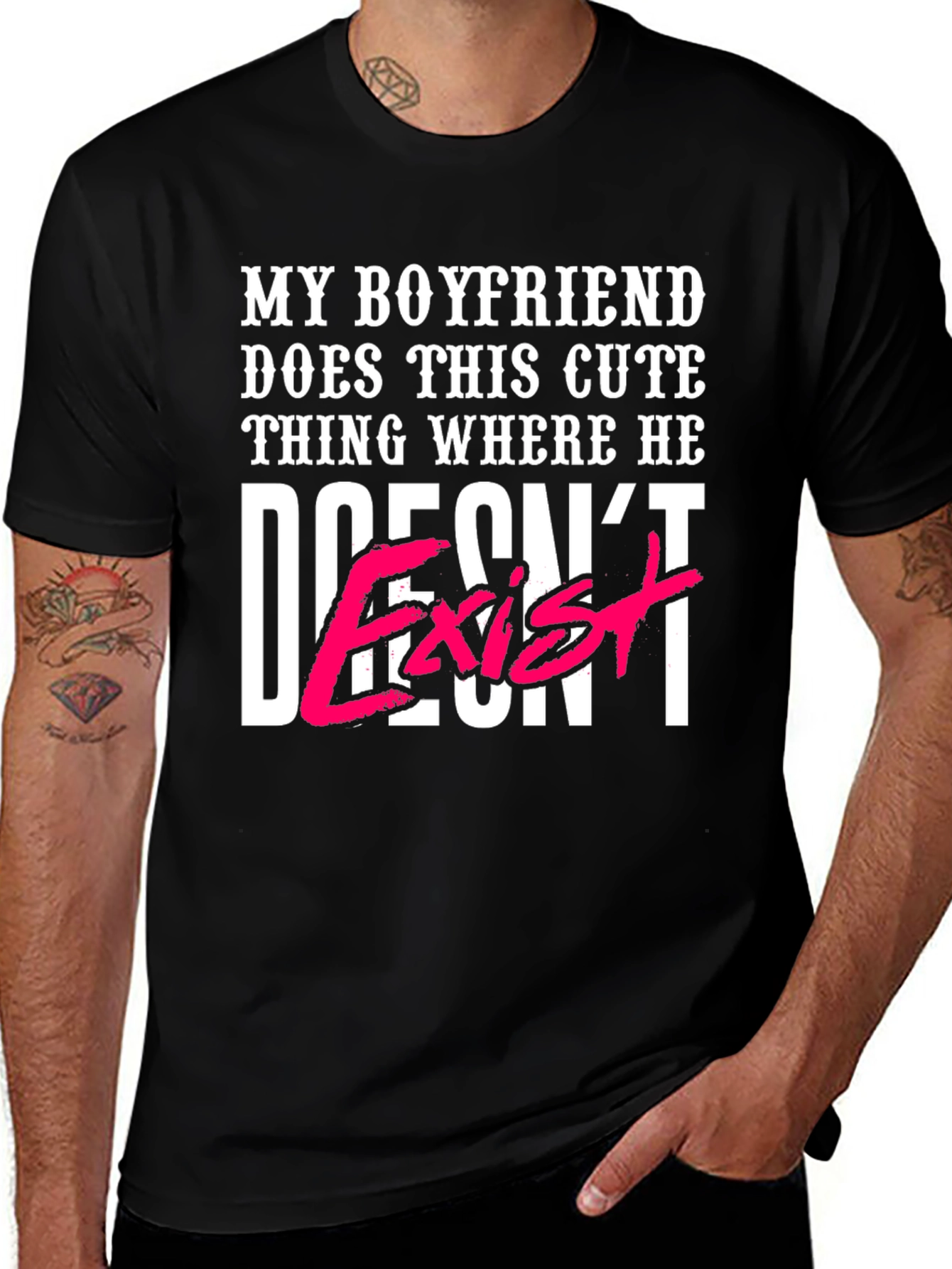 Variant 14 of My Boyfriend Doesn't Exist T-Shirt