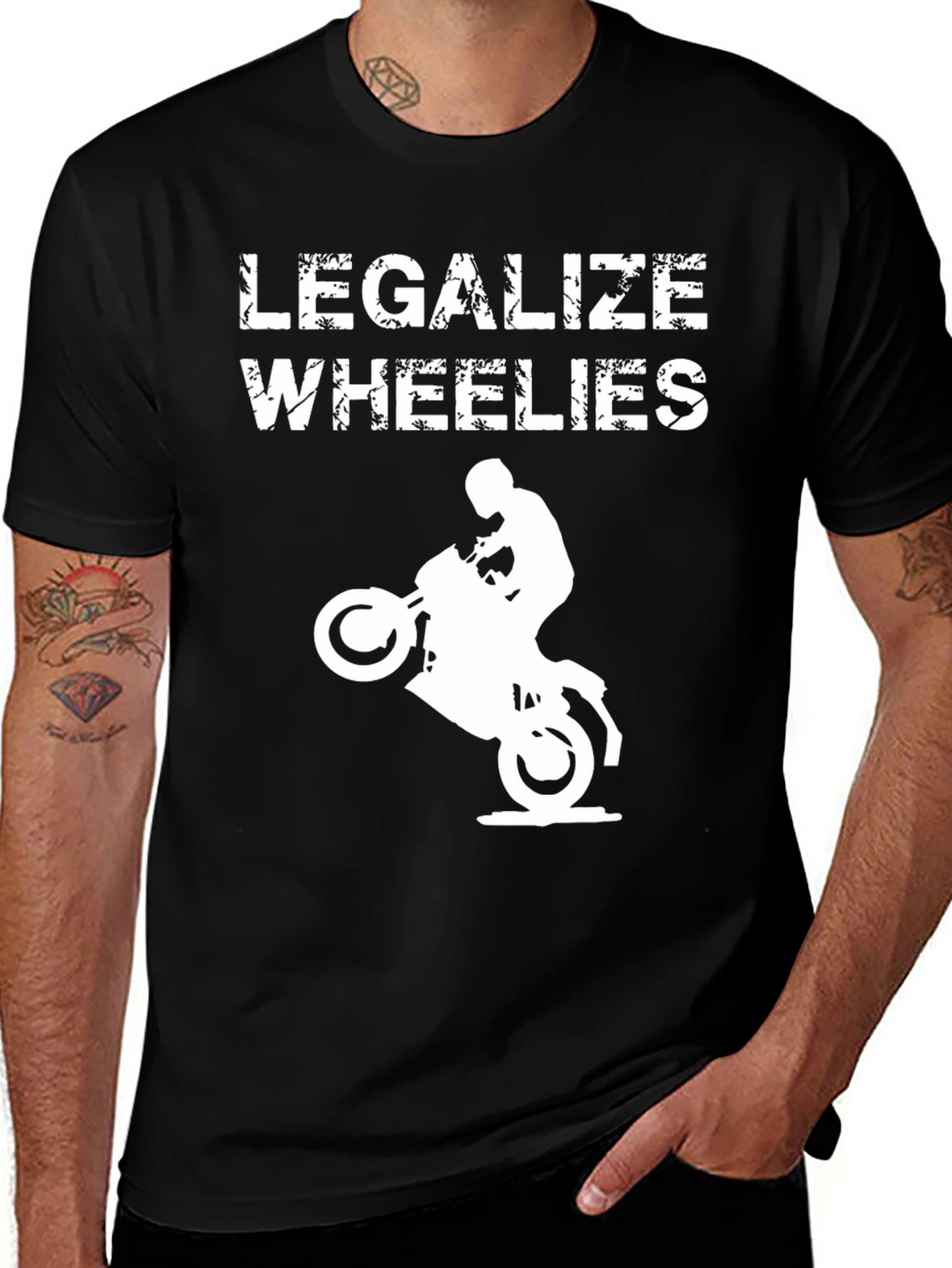 Variant 2 of Legalize Wheelies T-Shirt