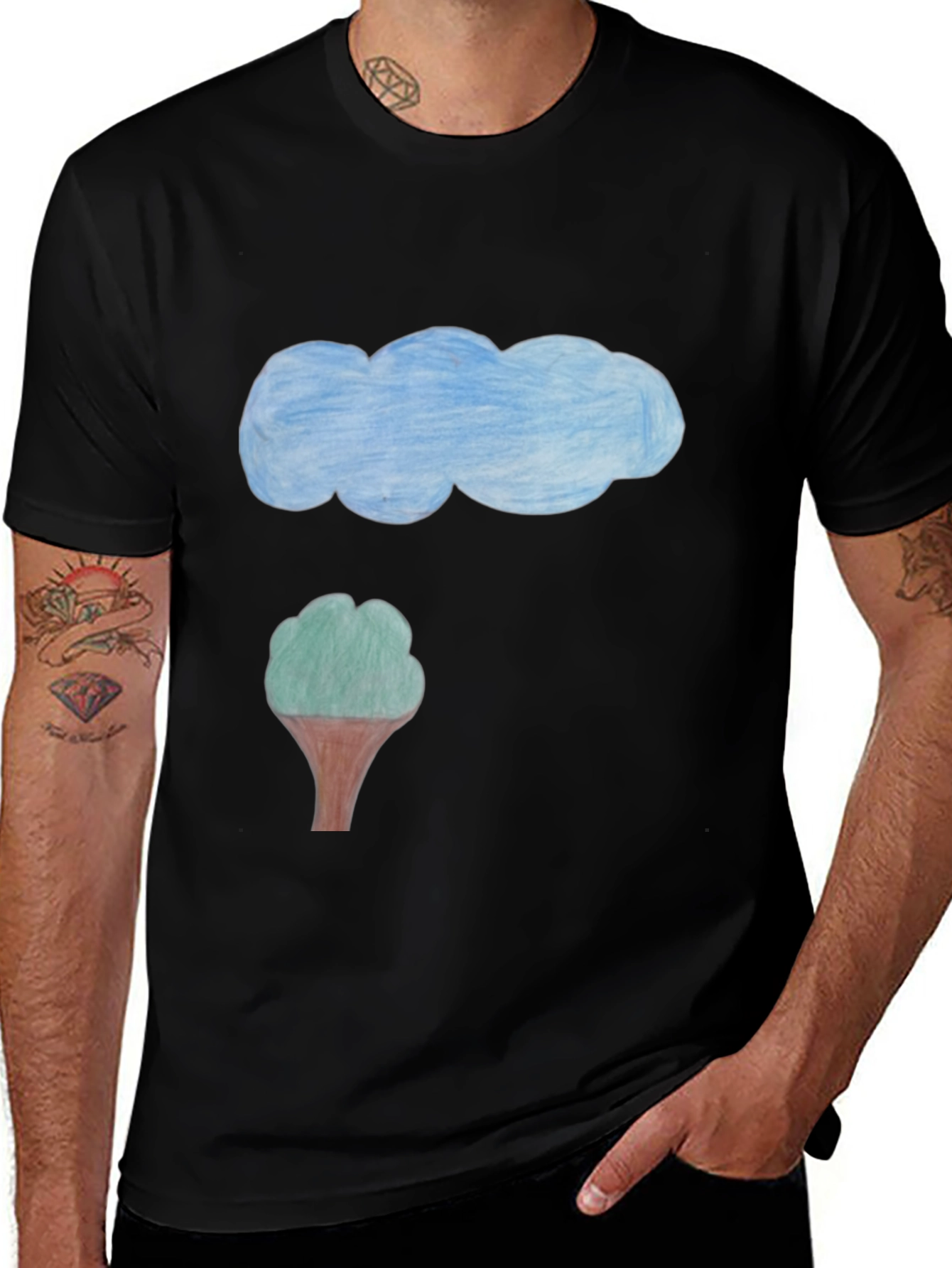 Variant 26 of Cloud & Tree T-Shirt