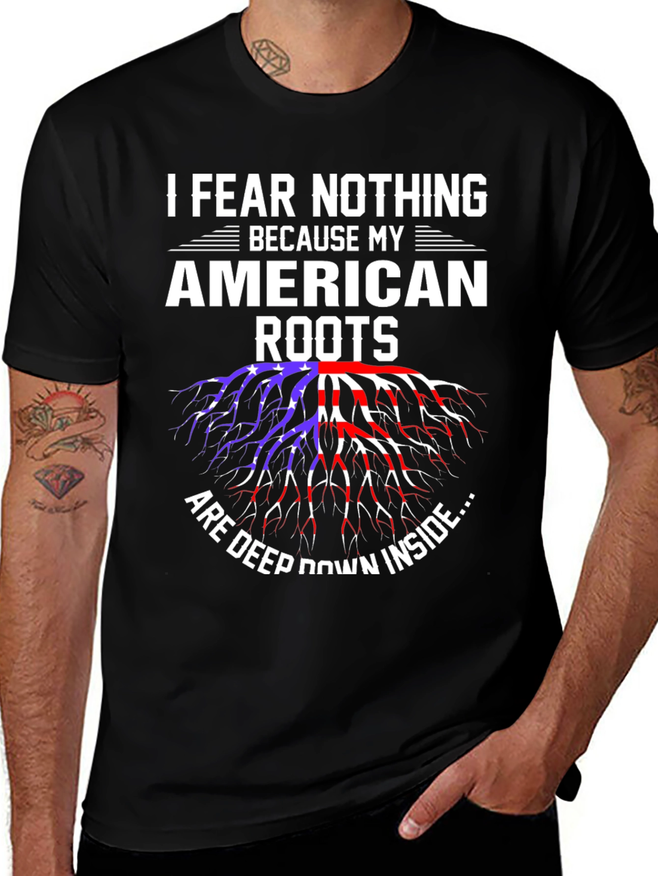 Variant 5 of American Roots Graphic T-Shirt