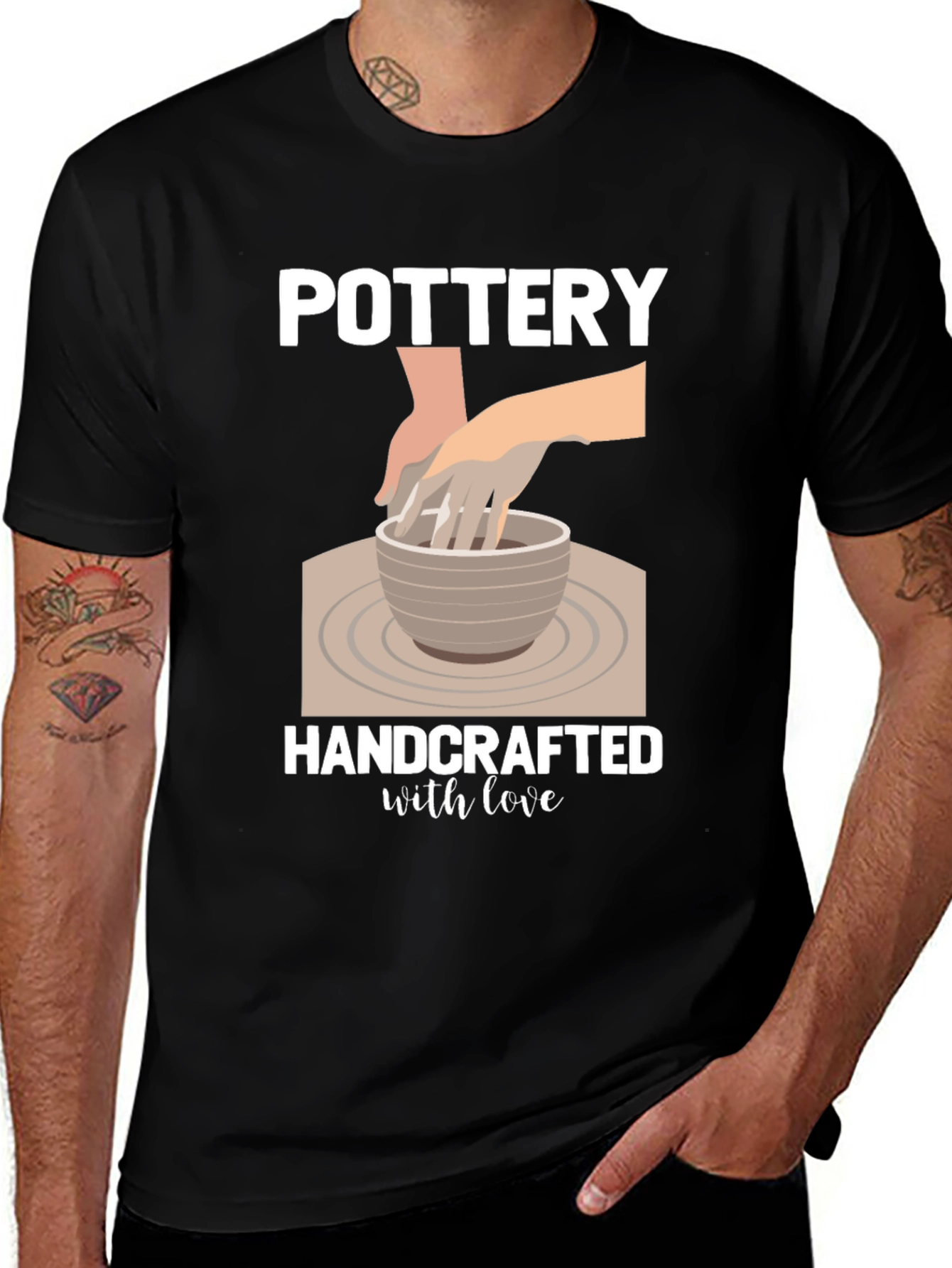 Variant 8 of Pottery Handcrafted With Love T-Shirt