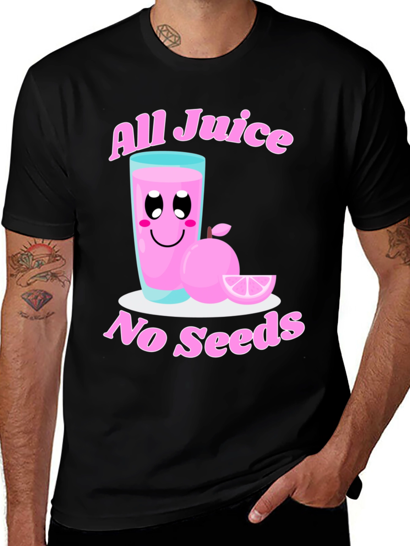 Variant 6 of All Juice No Seeds Graphic Tee