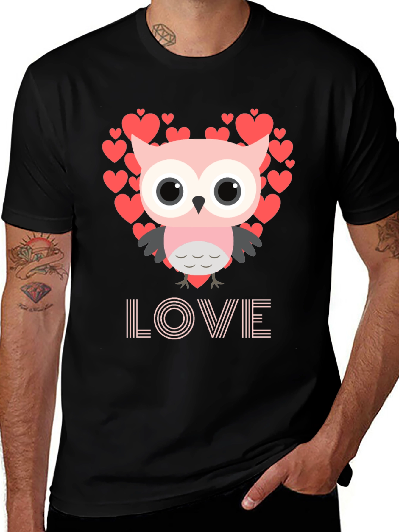 Variant 29 of Owl Love Valentine's Day T-Shirt