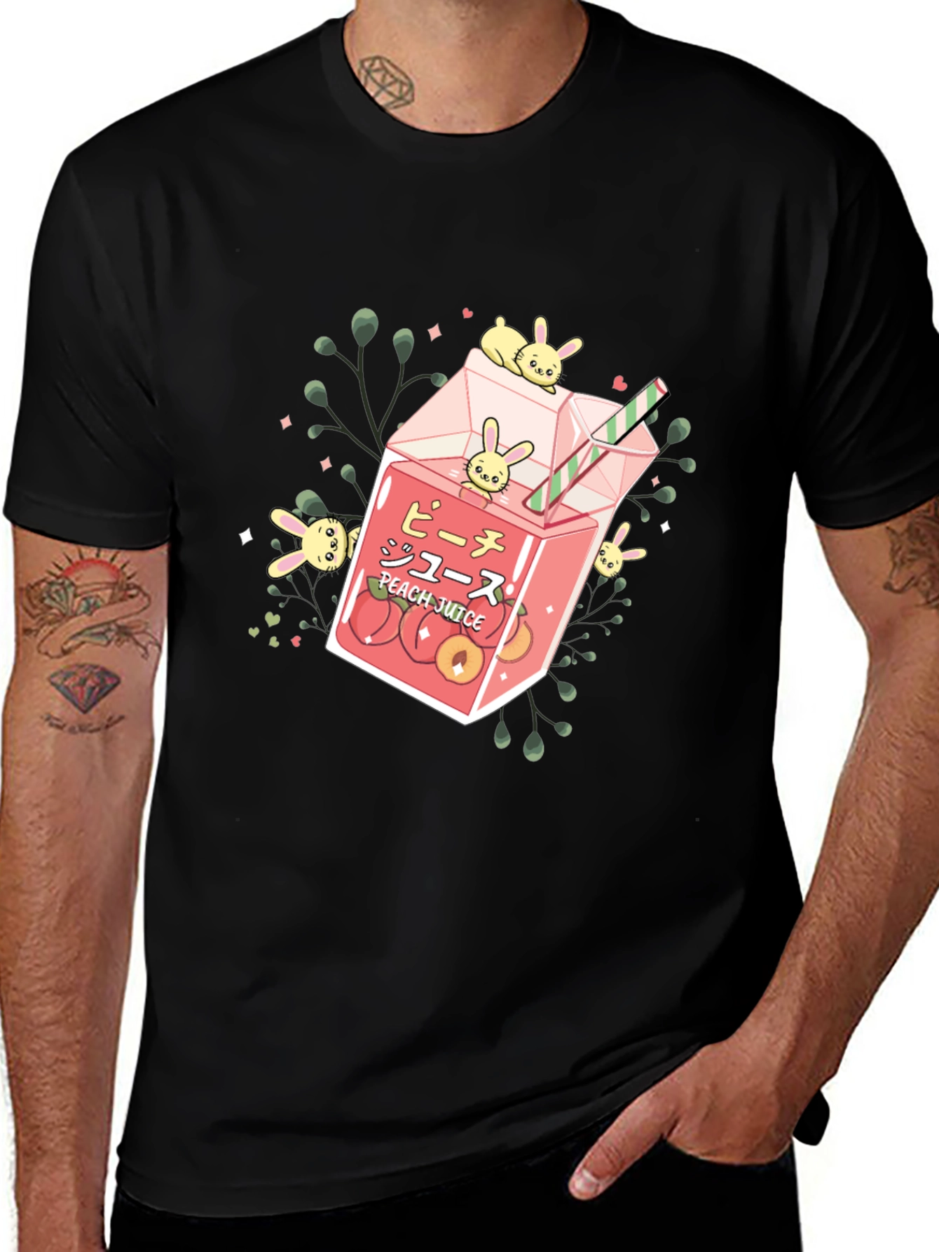 Variant 19 of Peach Juice Cute Graphic T-Shirt