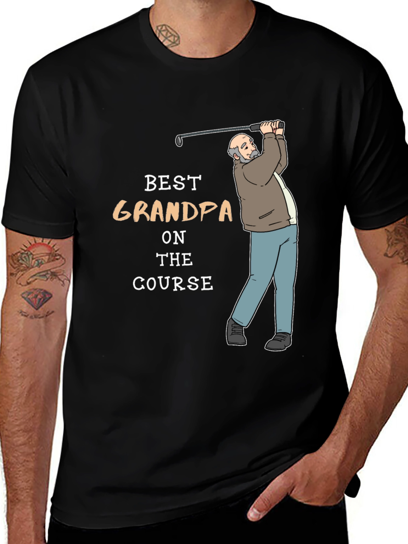 Variant 25 of Best Grandpa Golf T-Shirt