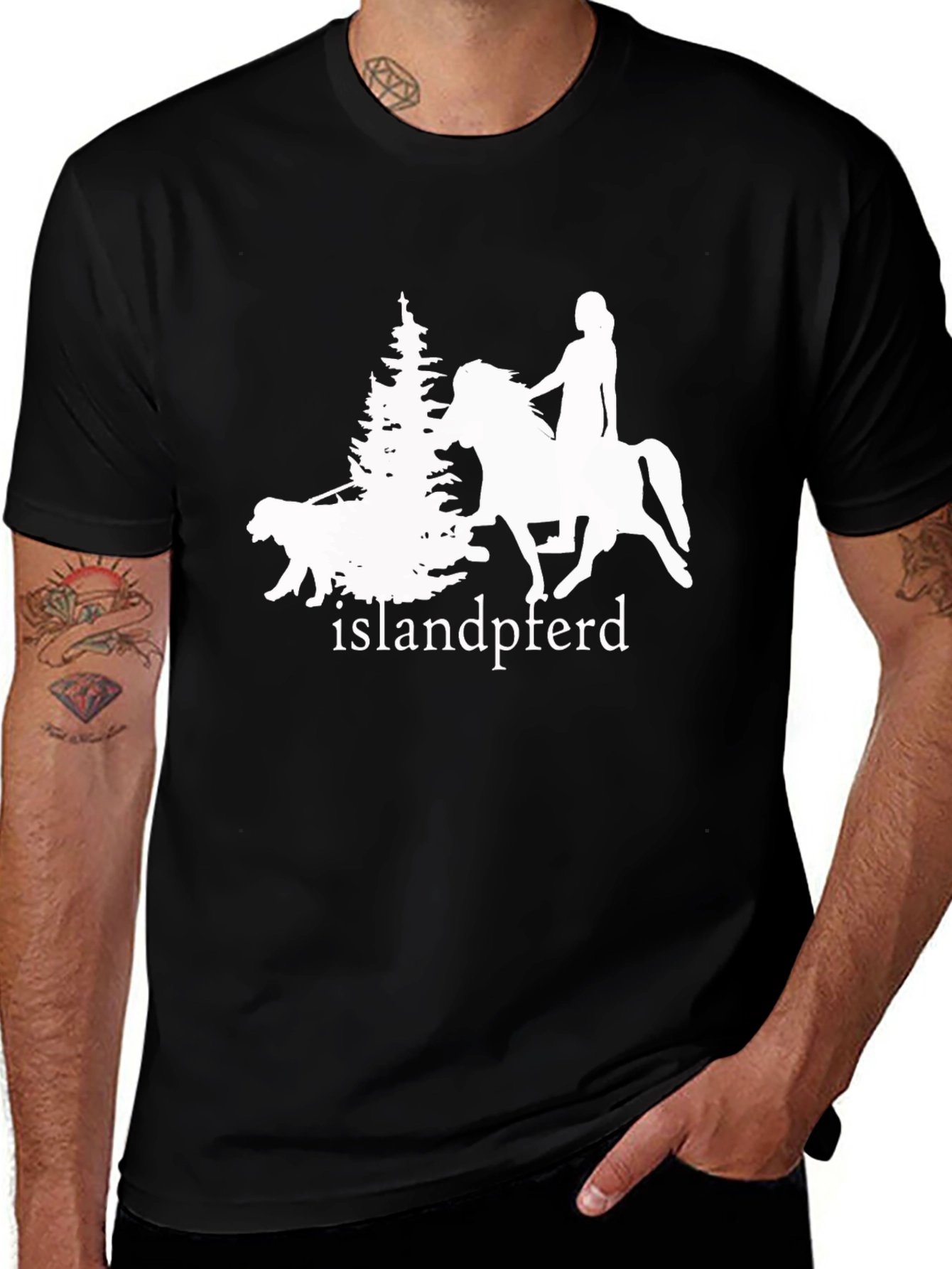 Islandpferd Graphic Tee - Equestrian Horse Shirt