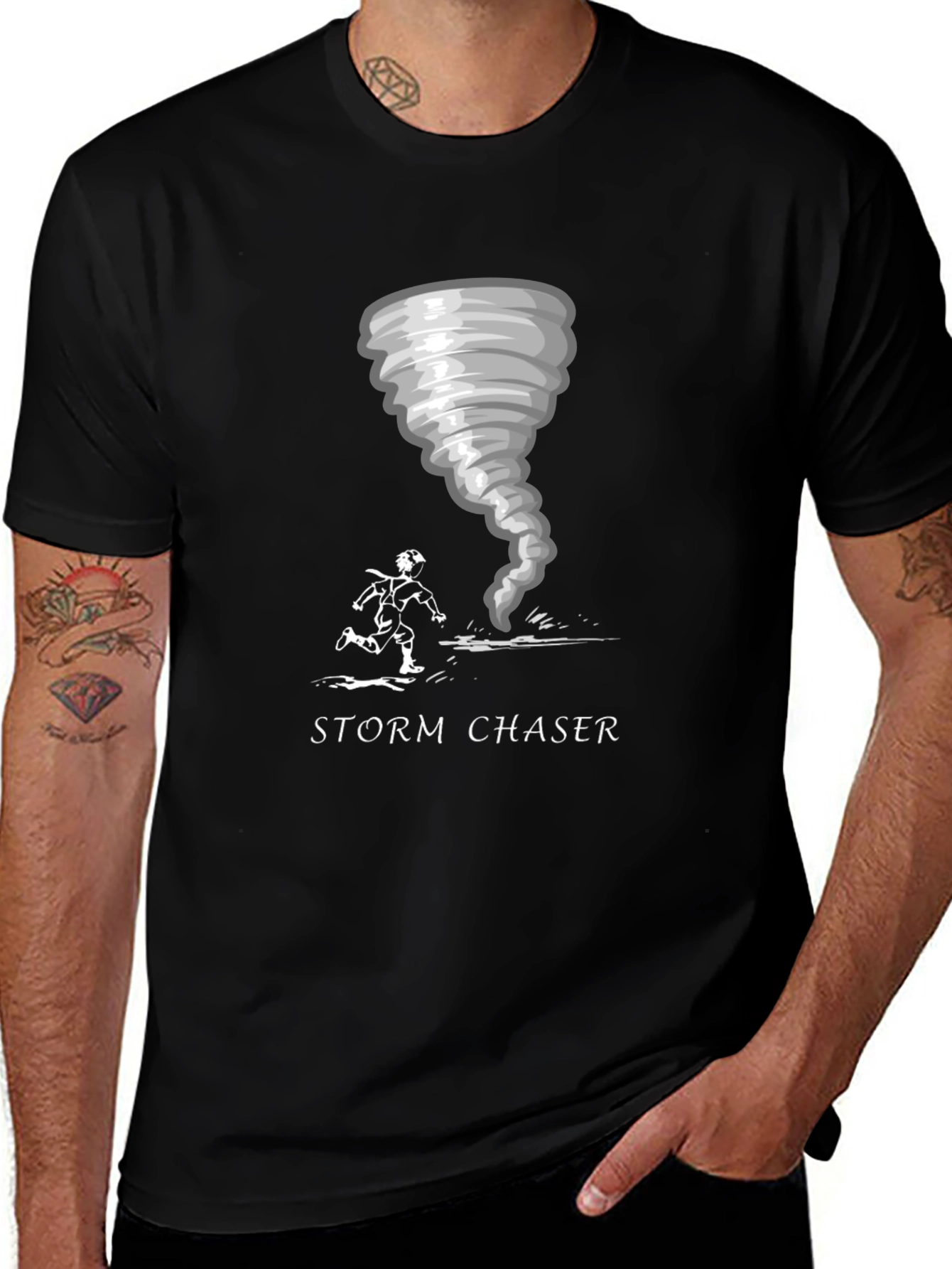 Variant 3 of Storm Chaser Graphic Tee - Weather Enthusiast Shirt