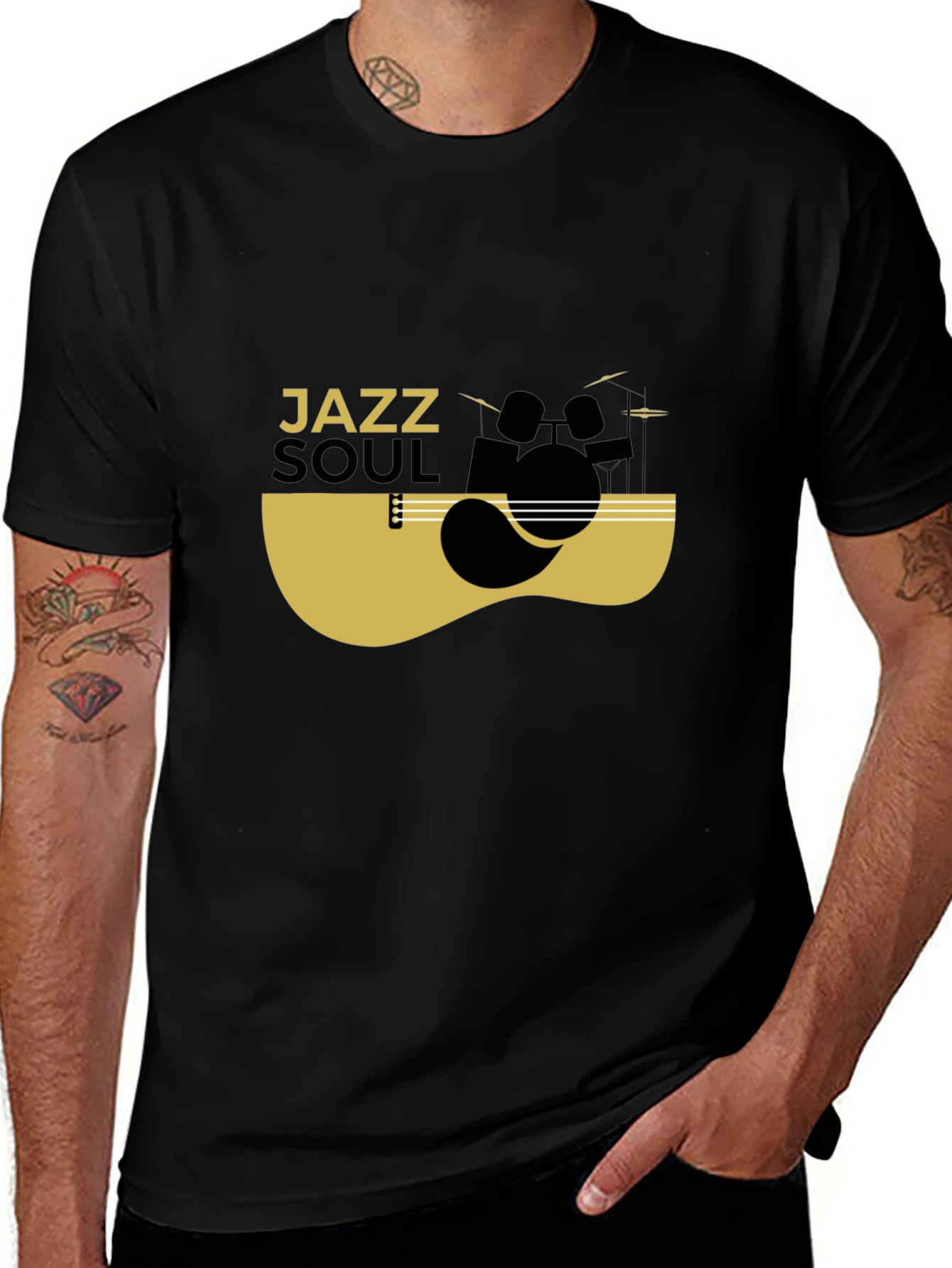 Variant 7 of Jazz Soul Music Graphic T-Shirt