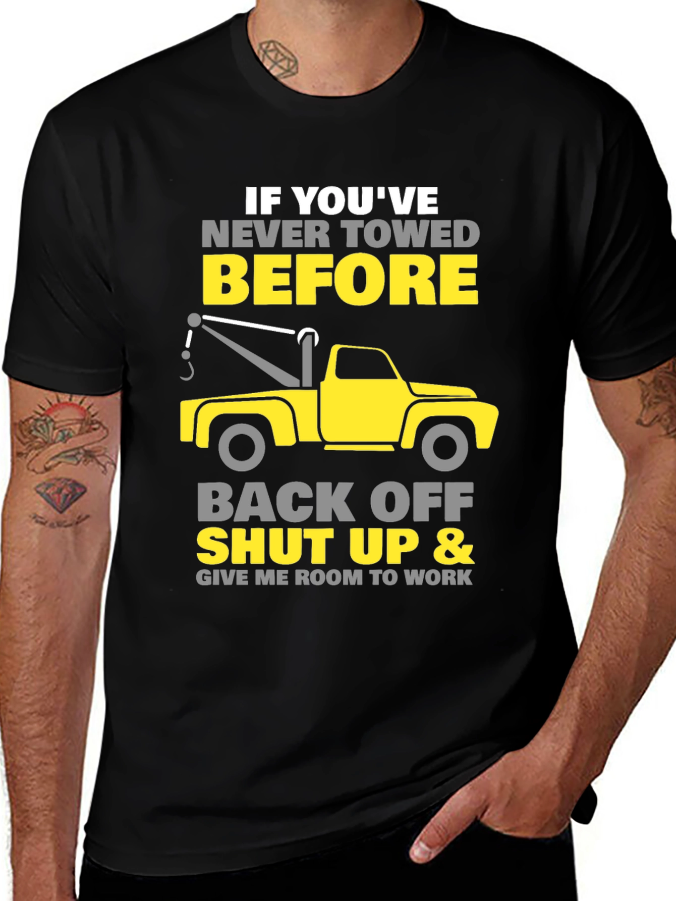 Variant 26 of Tow Truck Driver T-Shirt - Funny Gift