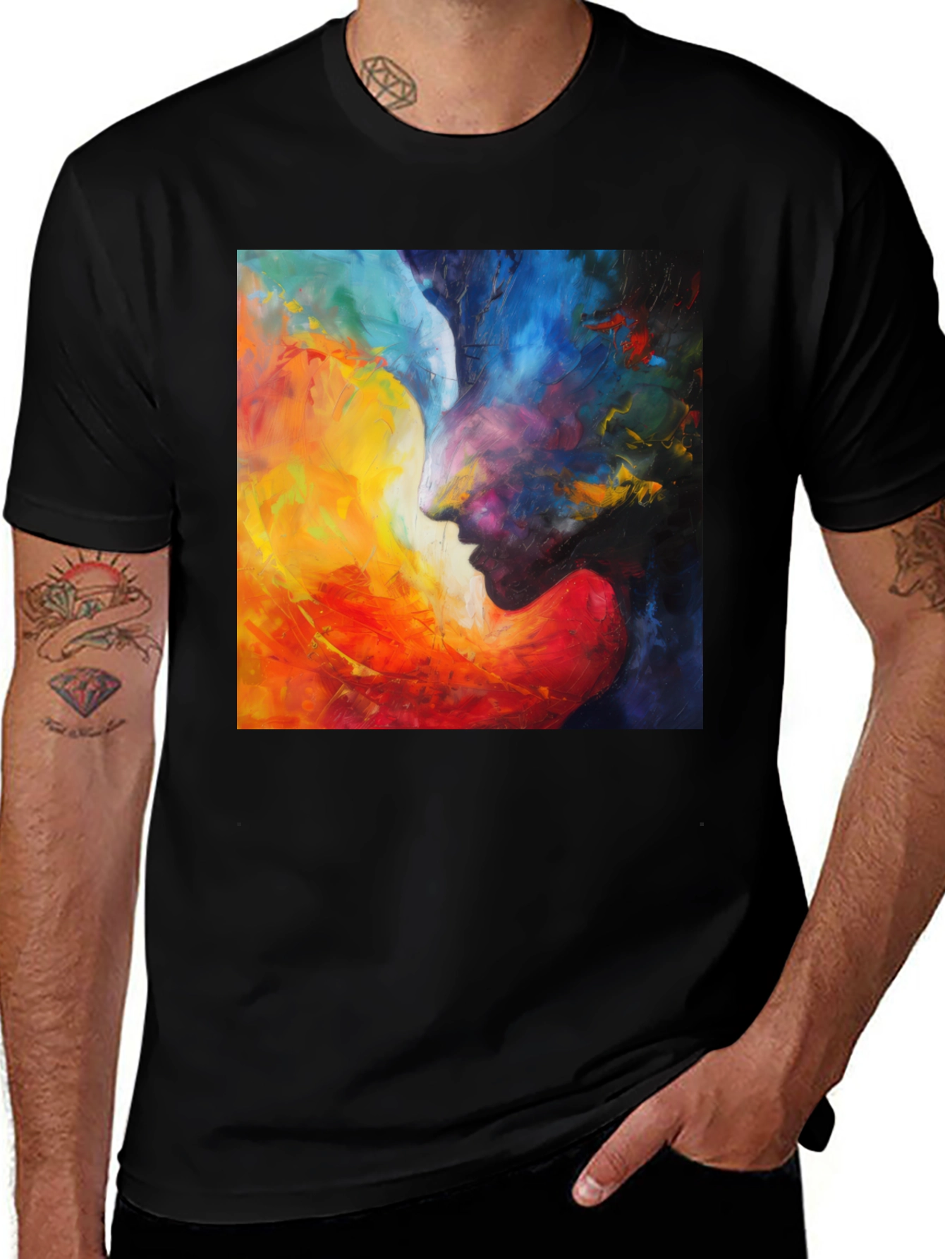 Variant 29 of Abstract Art Graphic T-Shirt