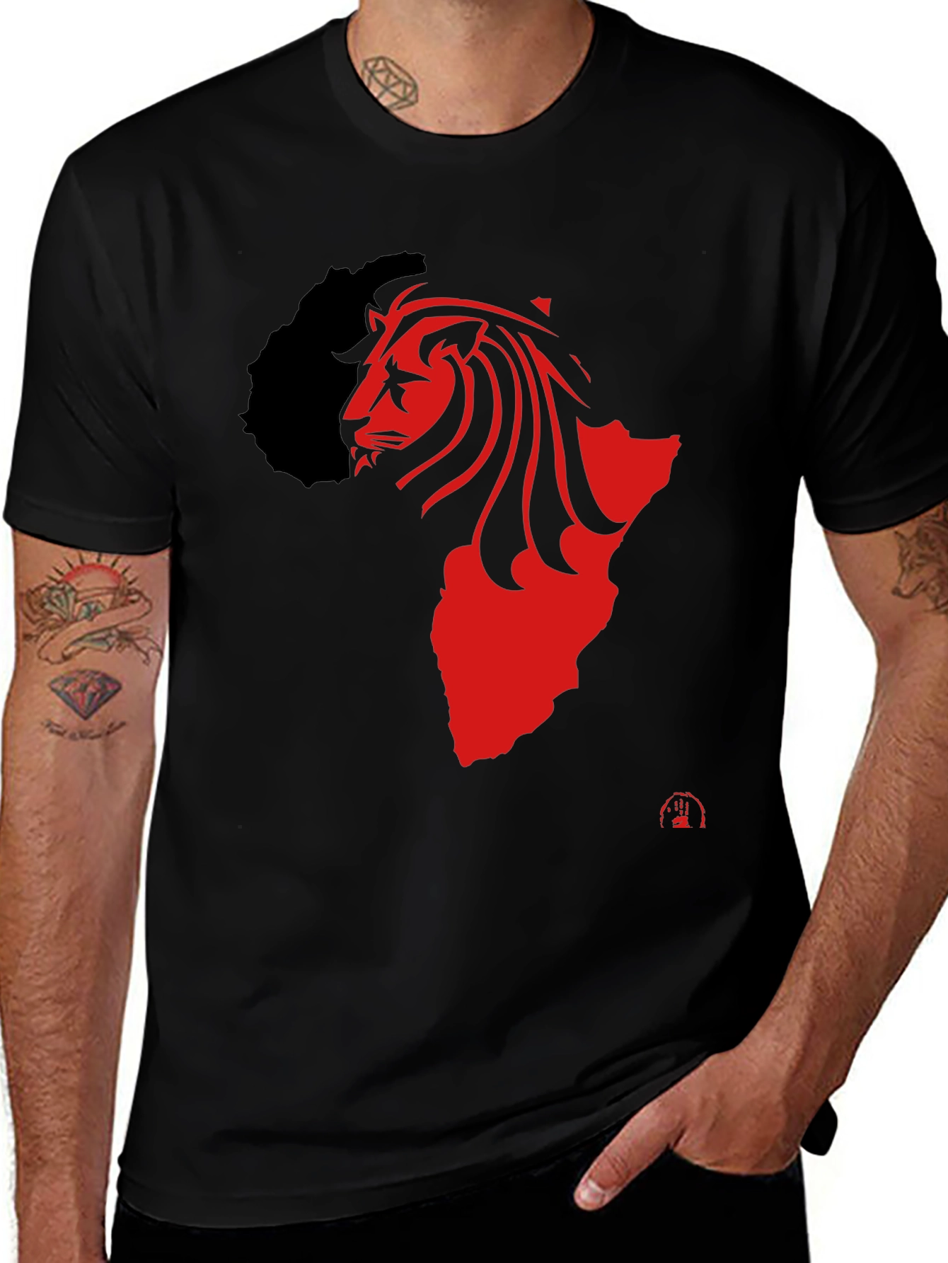 Lion of Africa Graphic Tee - Bold Style